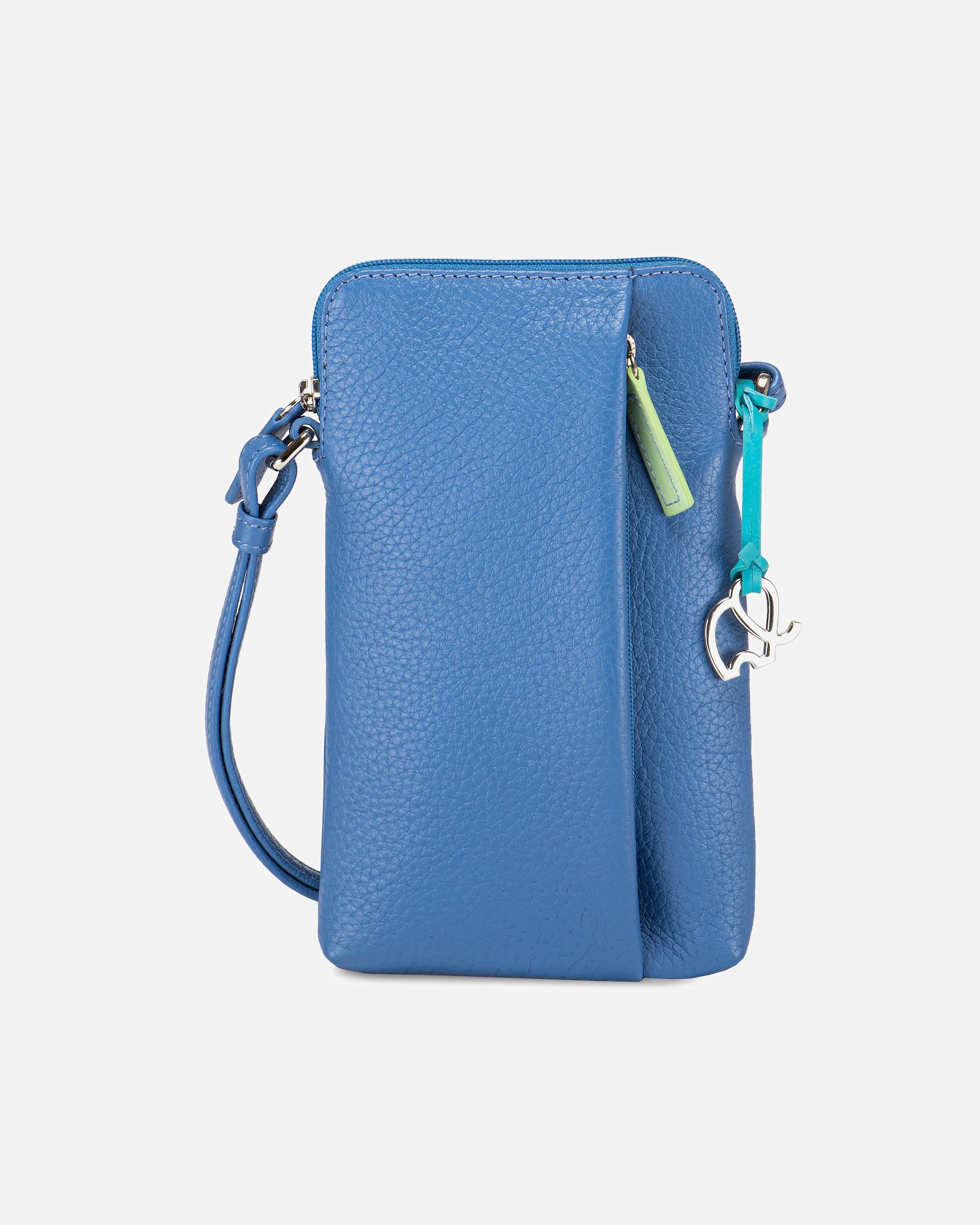 Handy Accessoire für Männlich Mywalit Handytasche Leder 12 cm pitch blue