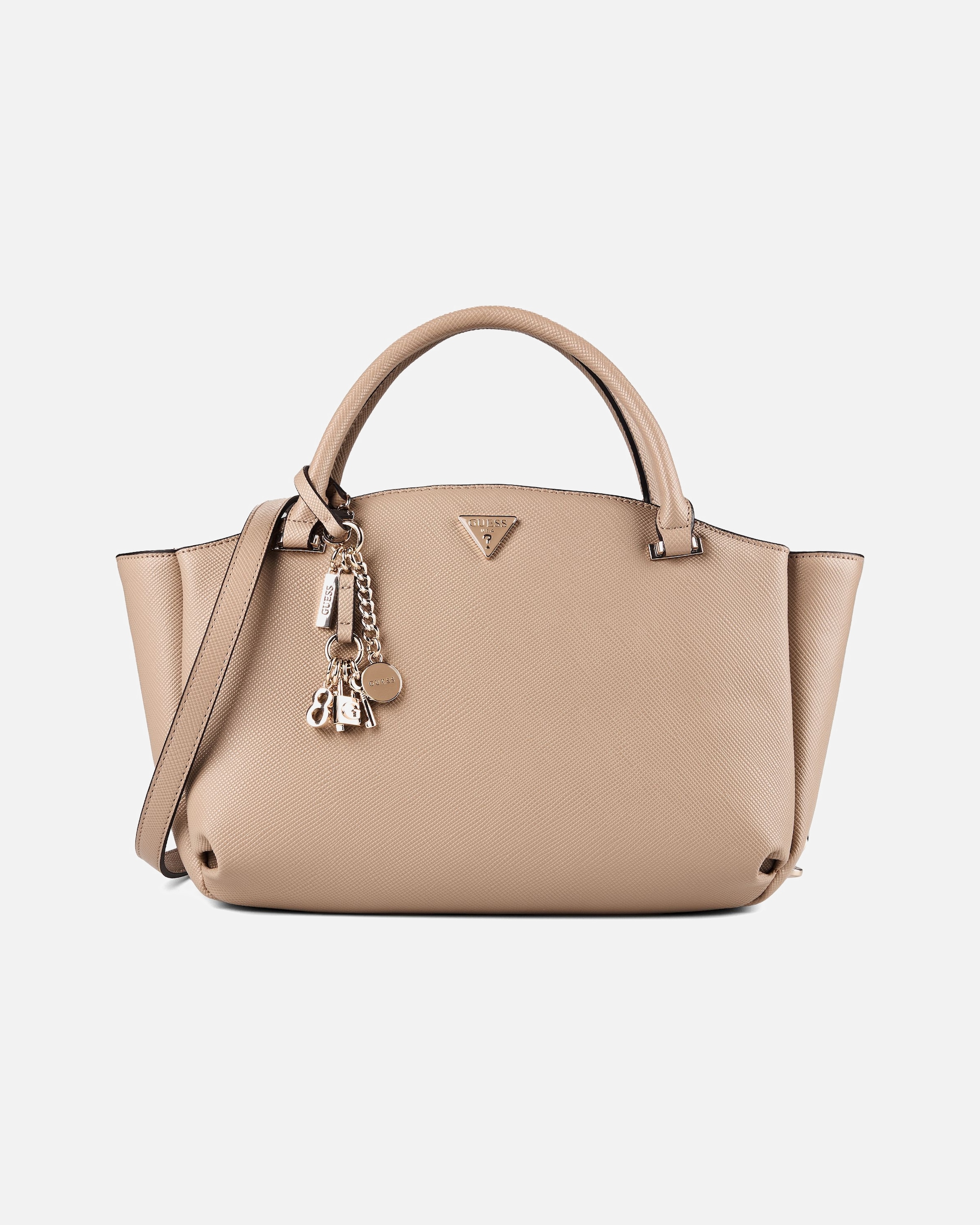 Tasche für Weiblich Guess Gilda Schultertasche beige