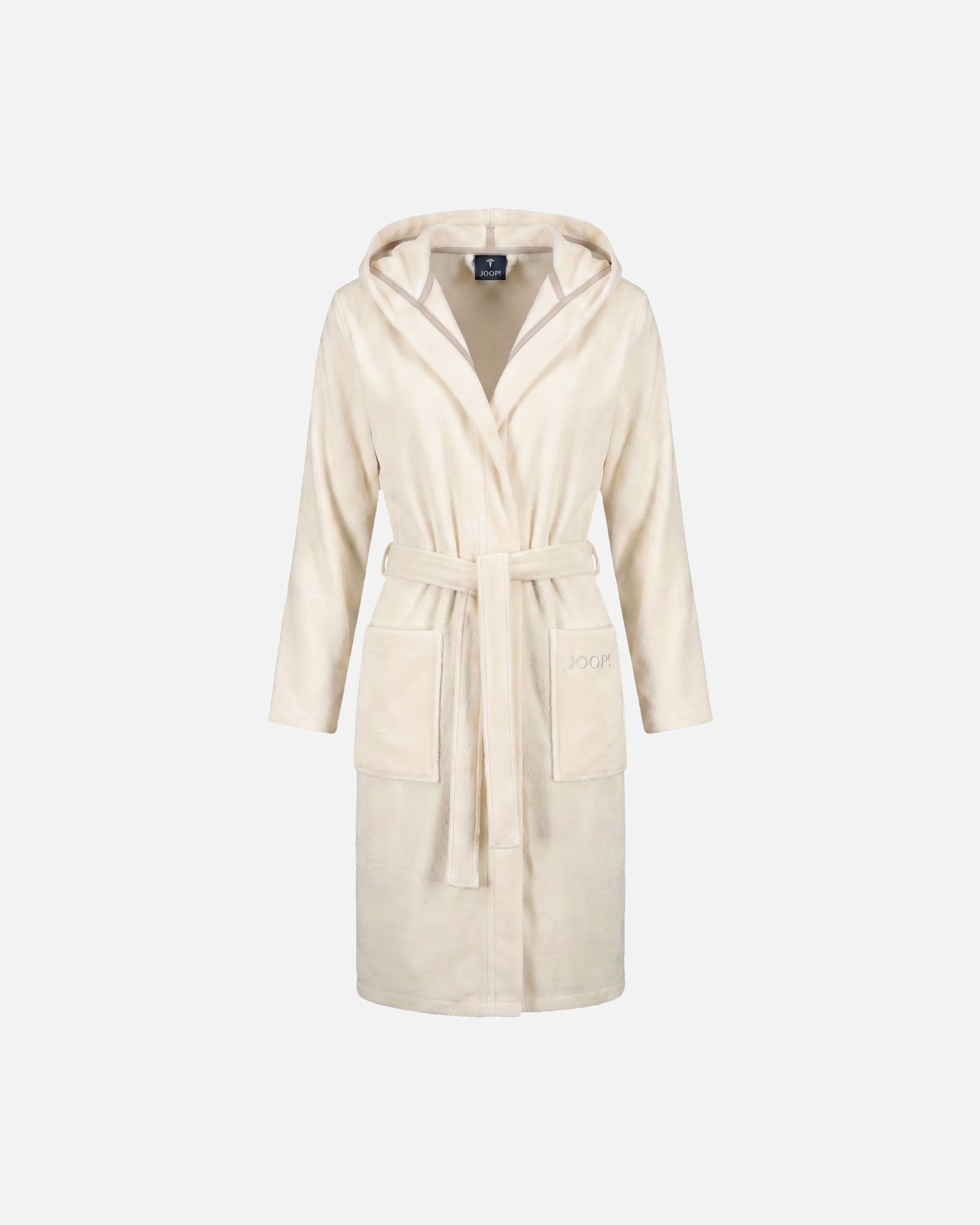 Bademantel für Unisex JOOP! JOOP! Bademäntel Damen Kapuze 1667 Natur - 37 XL