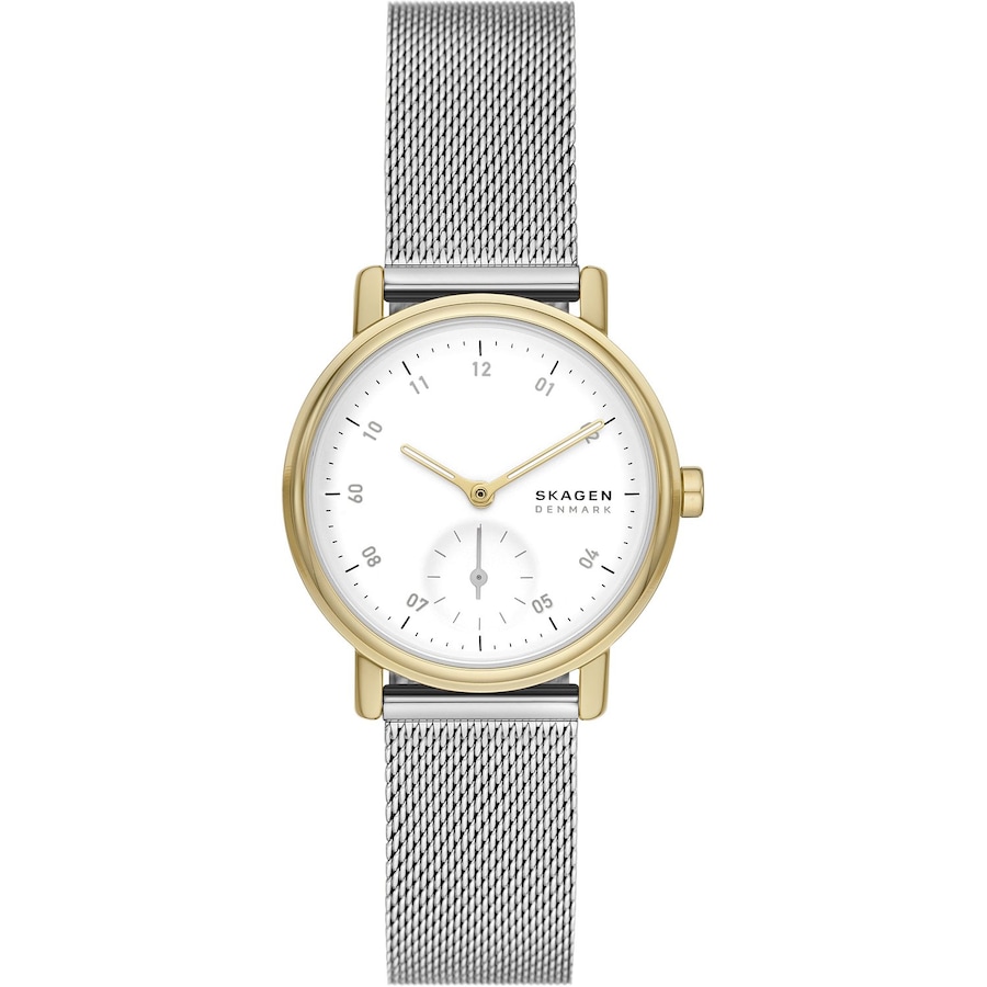 Skagen Damenuhr Edelstahl gold, silber Damen
