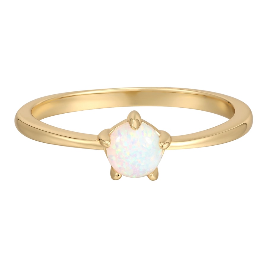 Rafaela Donata Ring aus Sterling Silber in Gelbgold mit Opal (synth.) 52 Damen