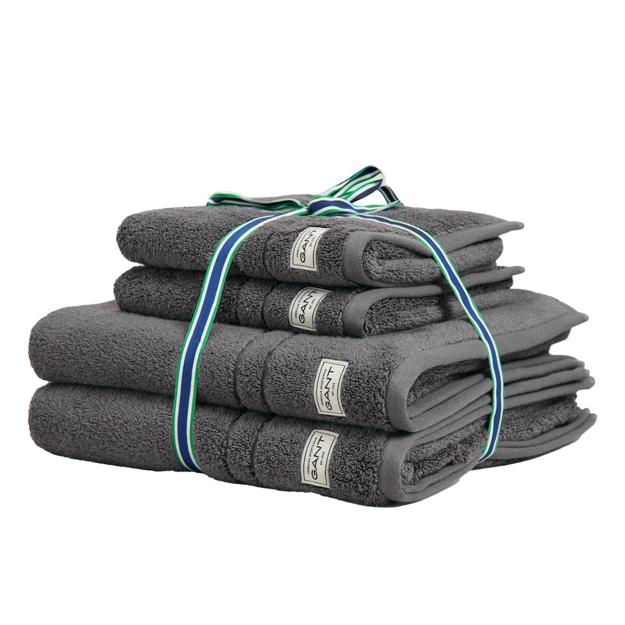 Gant Handtuch 4er Pack 'Premium Towel' Dunkelgrau
