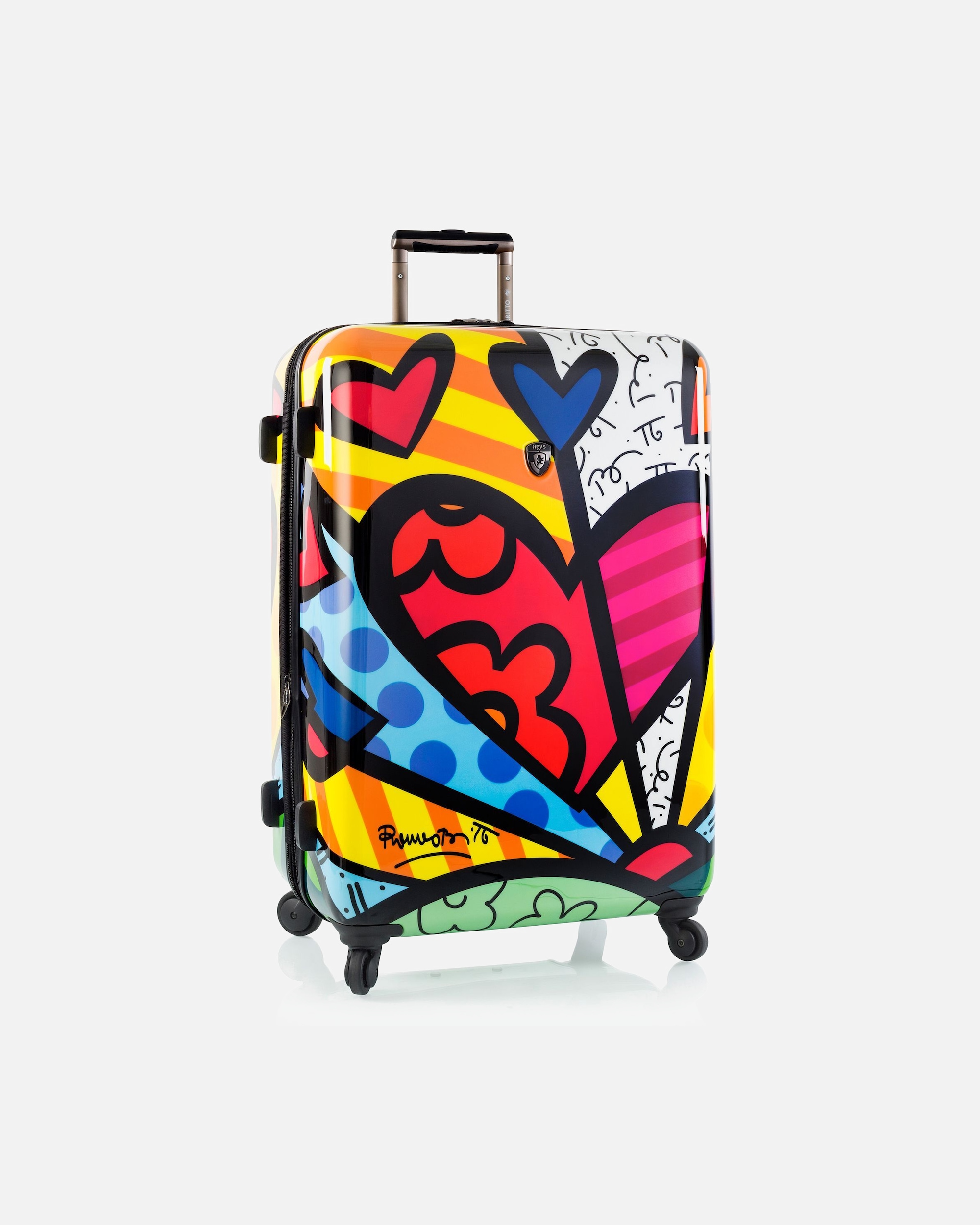 Koffer für Männlich Heys Britto 4 Rollen Trolley L 76 cm mit Dehnfalte a new day