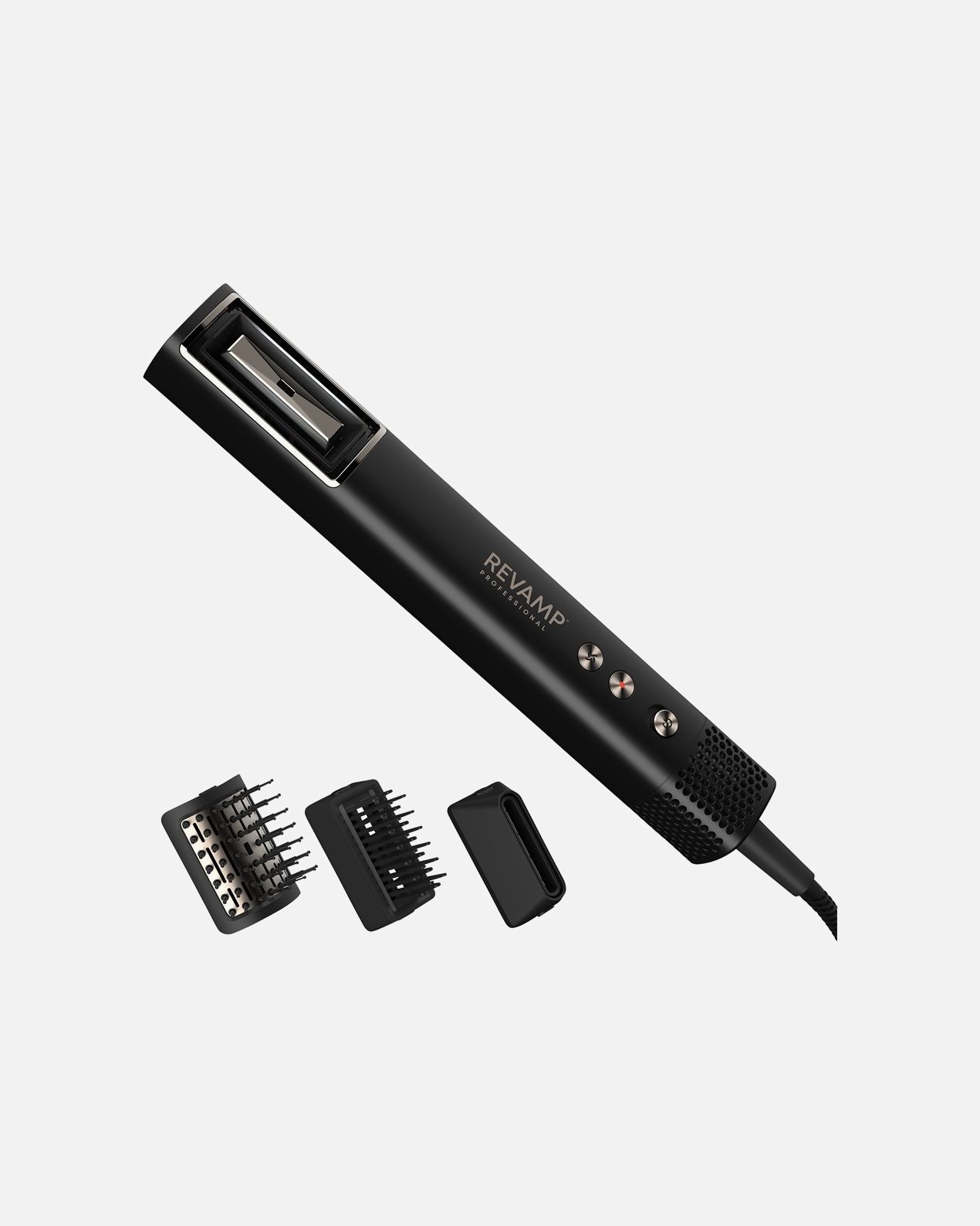 Warmluftbürste für Unisex Revamp HydroShine Air Compact 3 in 1 Pro Air Styler DR-2750-EU Schwarz