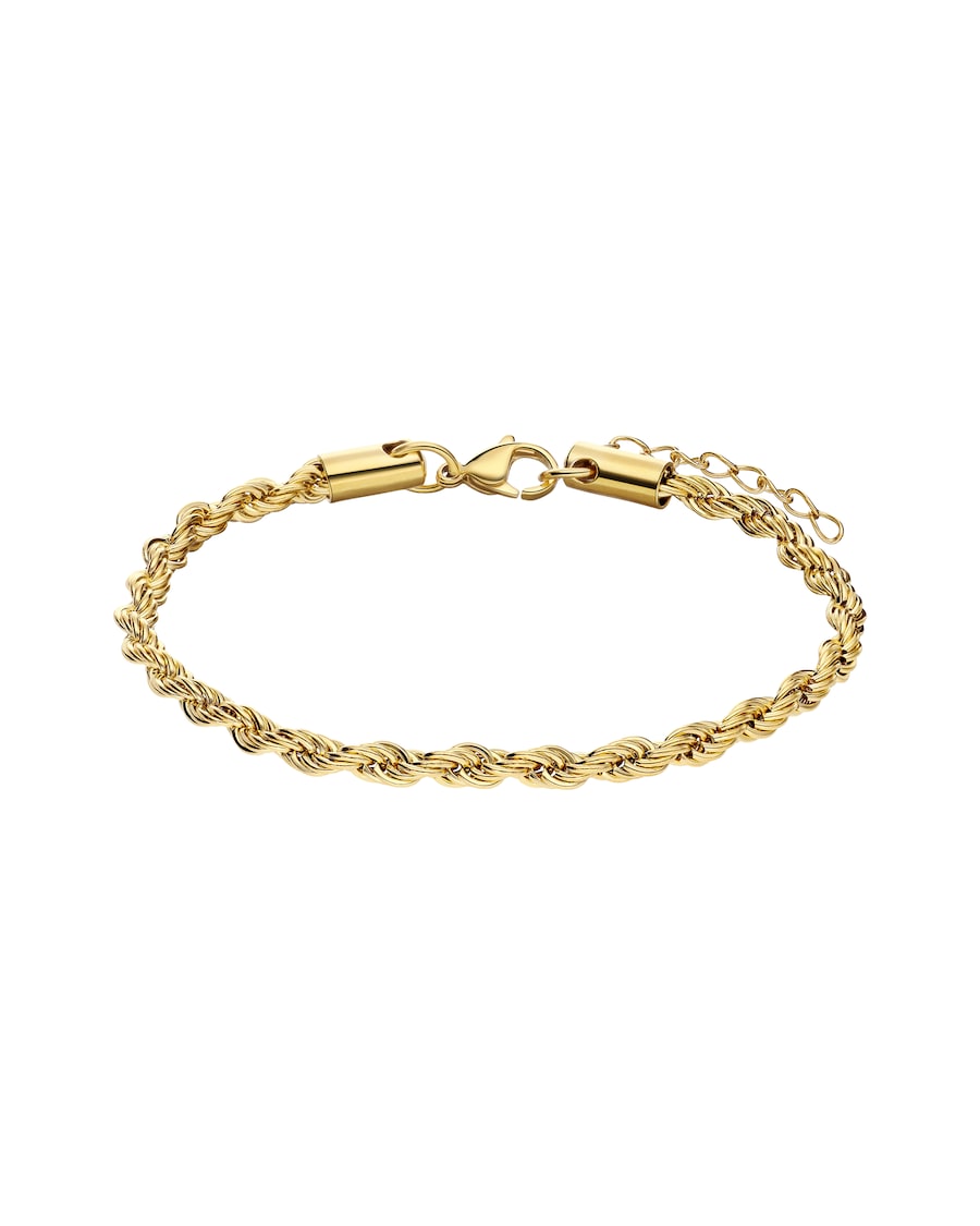 Lucardi Armband Stahl Gold - 19.0
