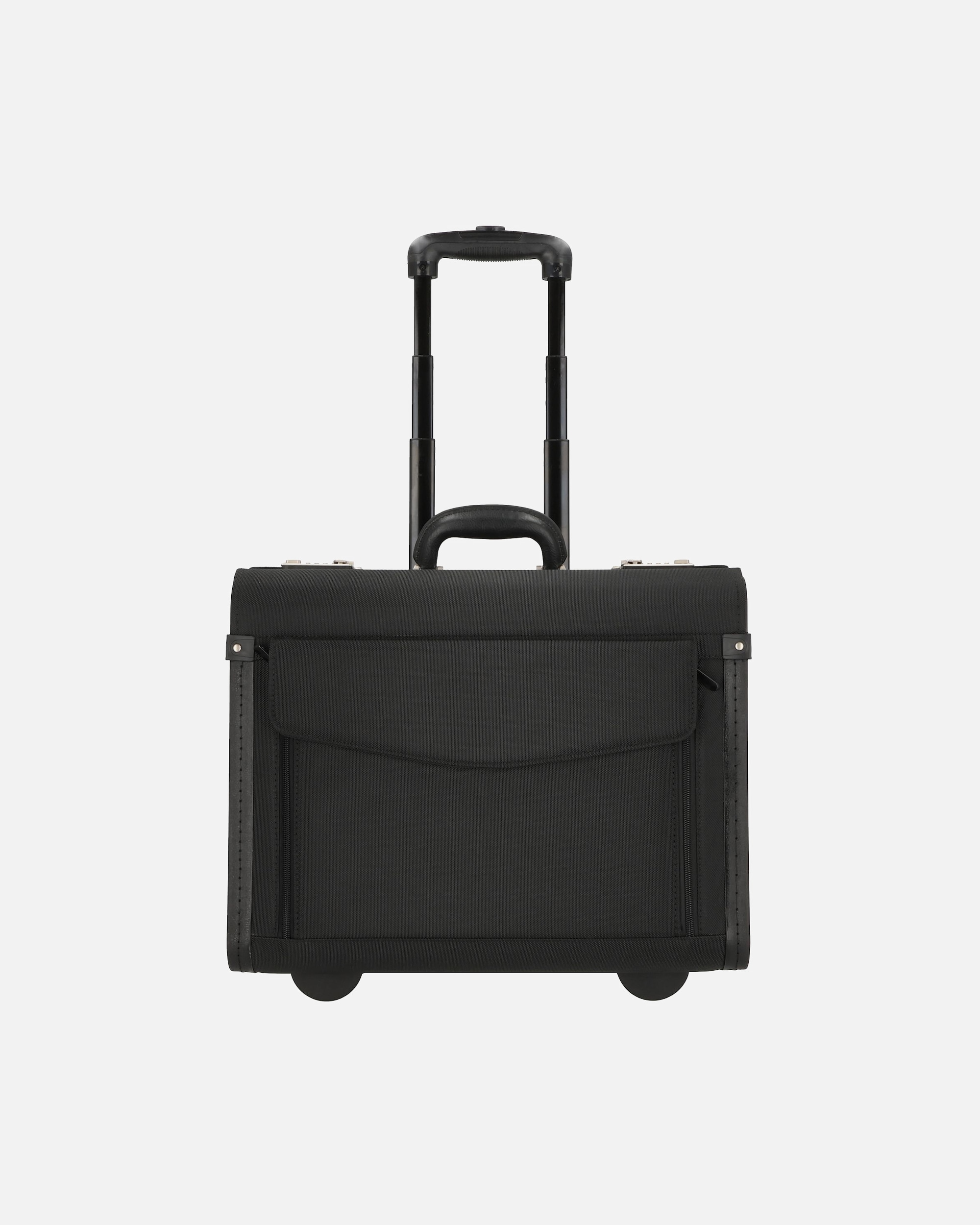 Koffer für Männlich Dermata 2 Rollen Pilotentrolley 38 cm schwarz
