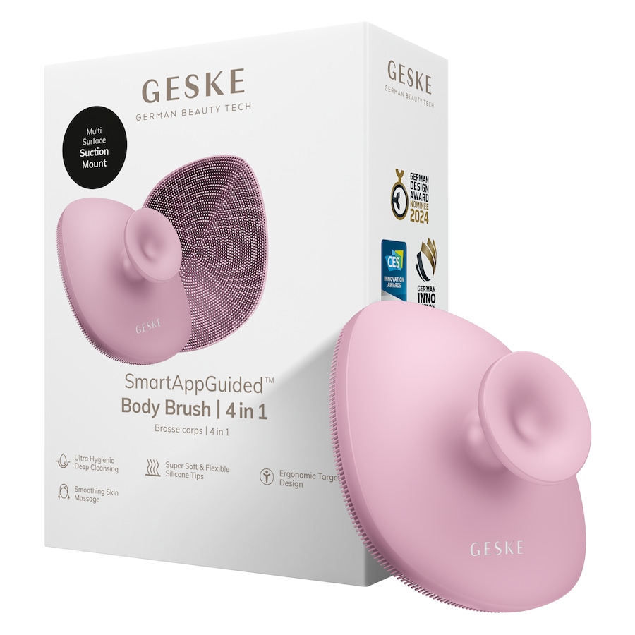 GESKE Body Brush | 4 in 1 Reinigungsbürste für den ganzen Körper Pink