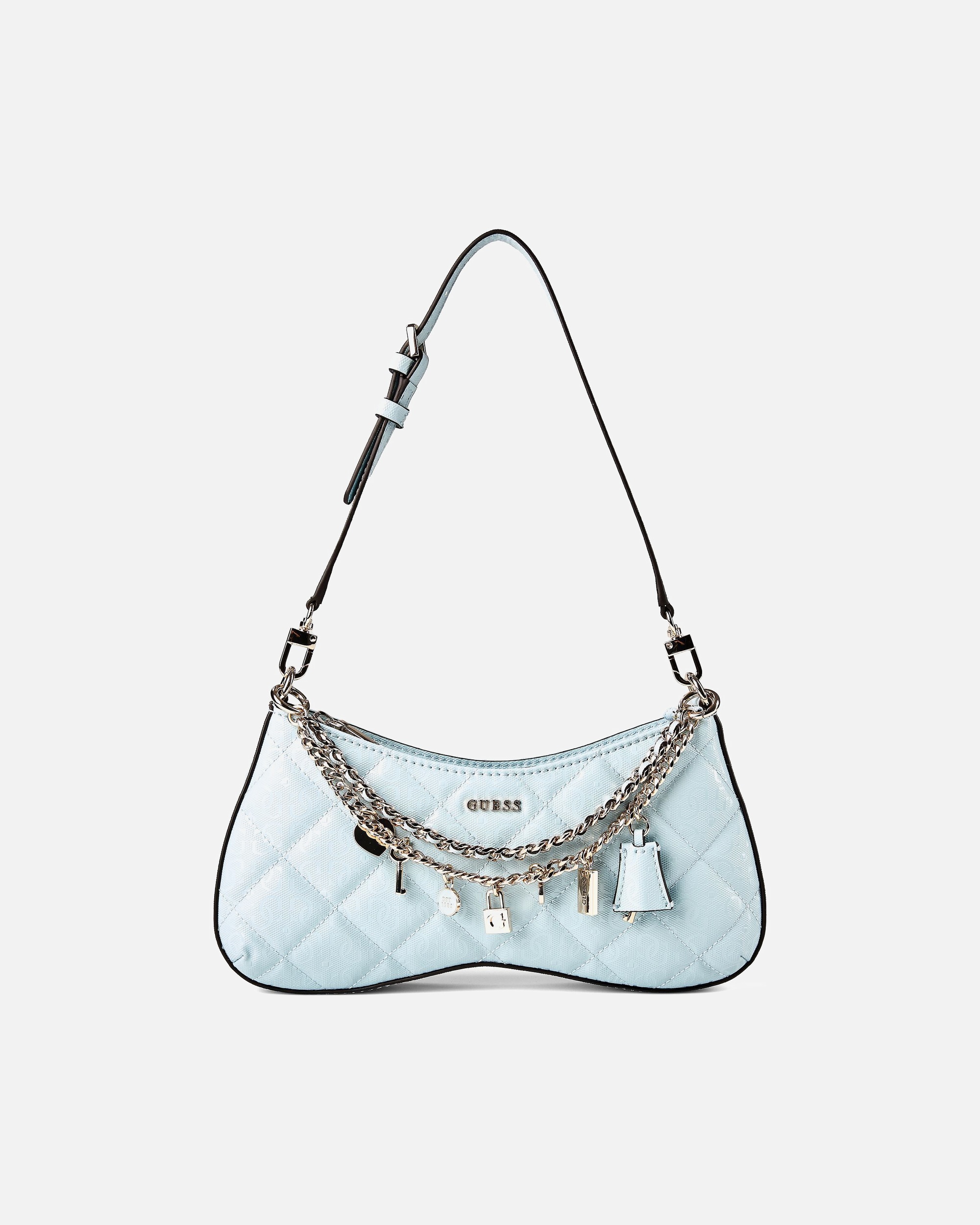Tasche für Weiblich Guess Libby Schultertasche aqua