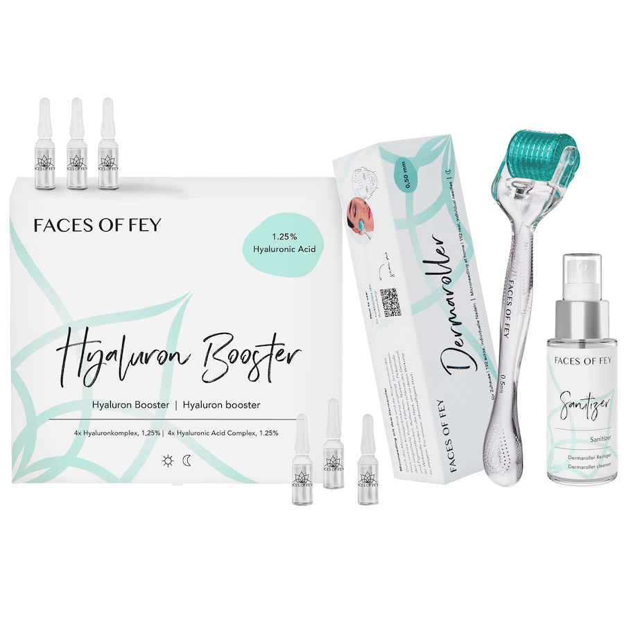 FACES OF FEY Dermaroller Set Basic Hyaluron 0,5mm