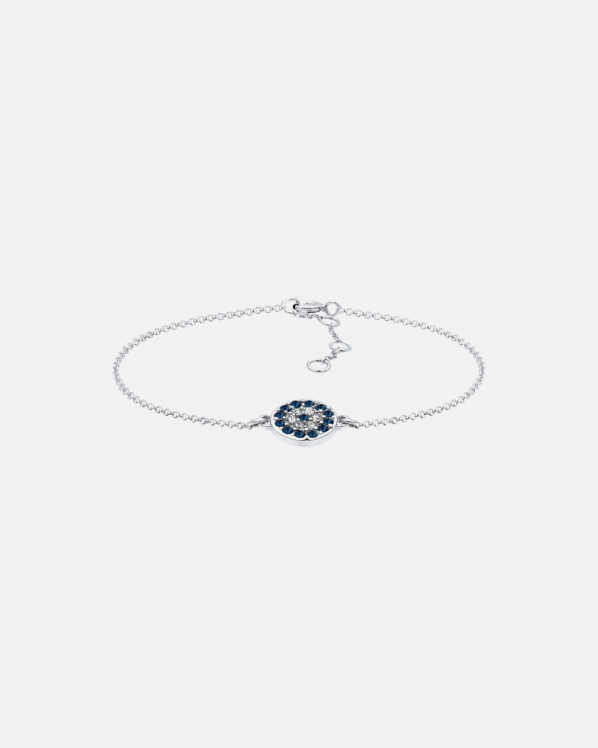 Armband für Weiblich Elli Evil Eye 925 Silber, mit Kristallen von Swarovski® Blau