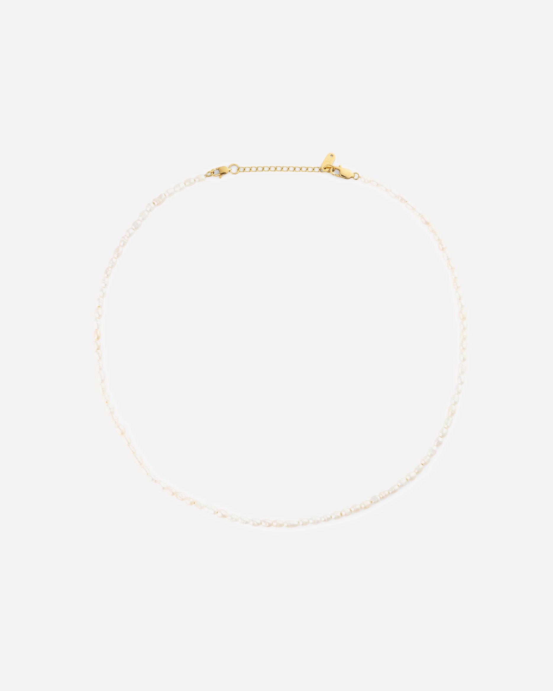 Halskette für Weiblich Mockberg Mockberg Pearl Necklace MB1621 Gold
