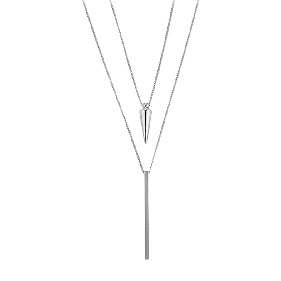 Heideman Kette Duplo Silberfarben Damen