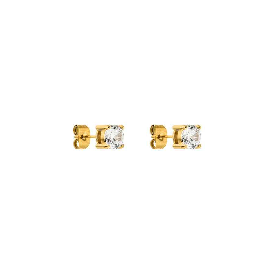 Purelei Pristine Groß Ohrringe 100% Edelstahl Gold Hellbraun Damen