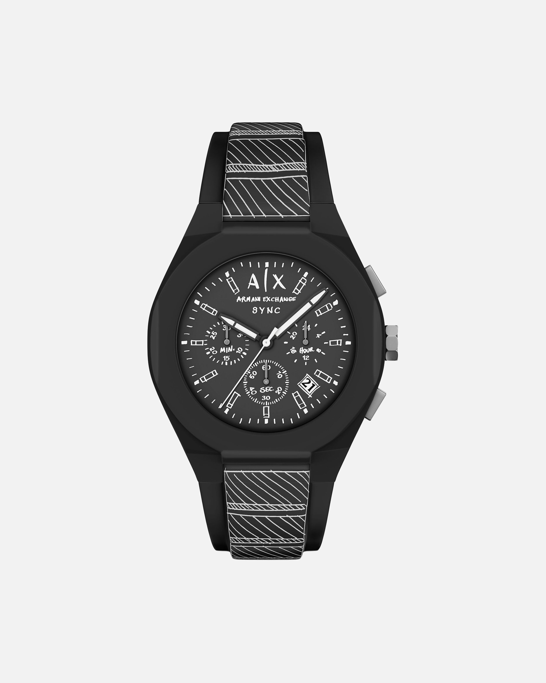 Uhr für Männlich Armani Exchange Chronograph Perlon/Nylon One Size