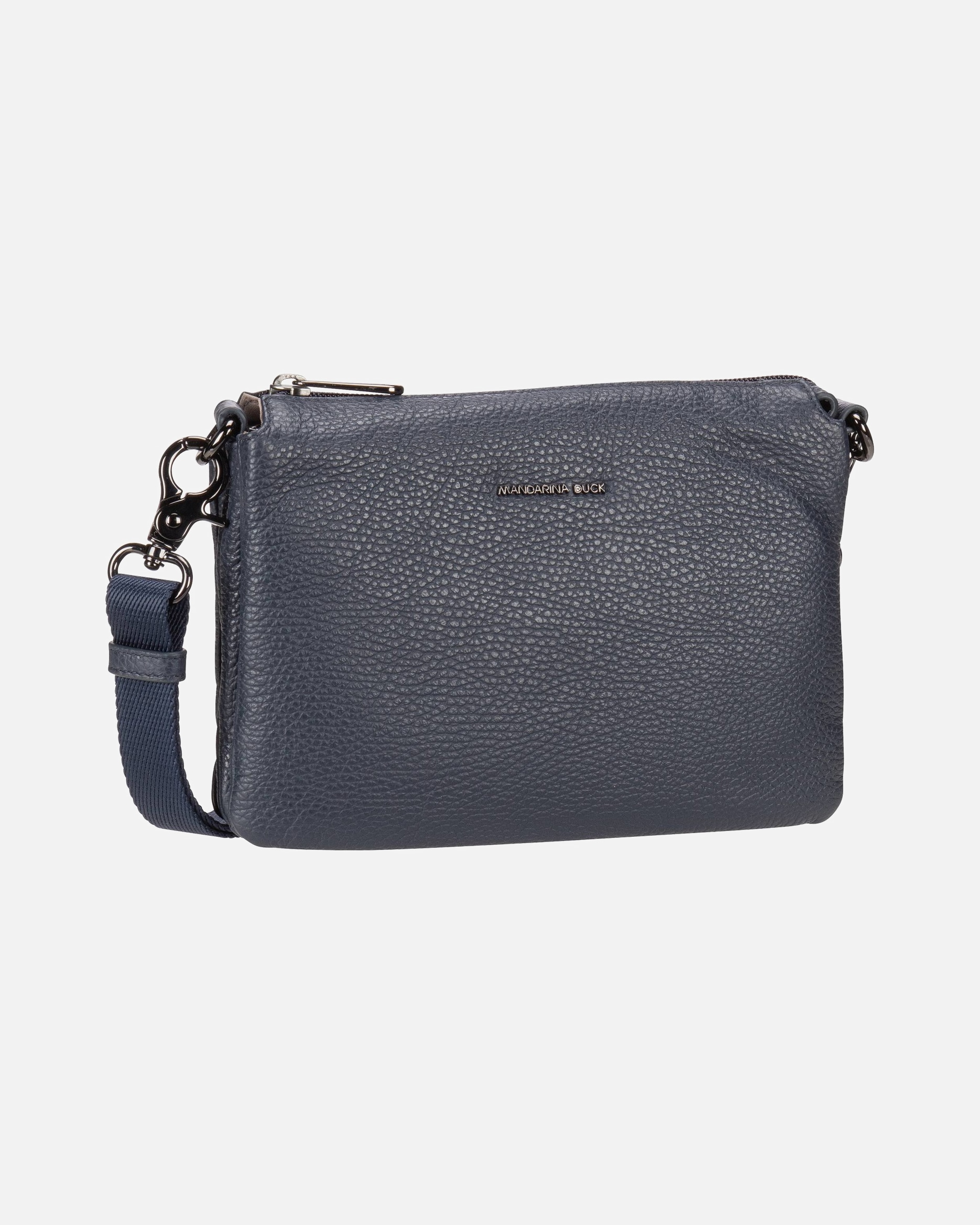 Umhängetasche für Weiblich Mandarina Duck Umhängetasche Mellow Leather Pochette FZT82 Dress Blue