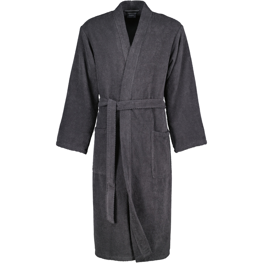 Cawö Bademäntel Herren Kimono Pure 5622 basalt - 740 S