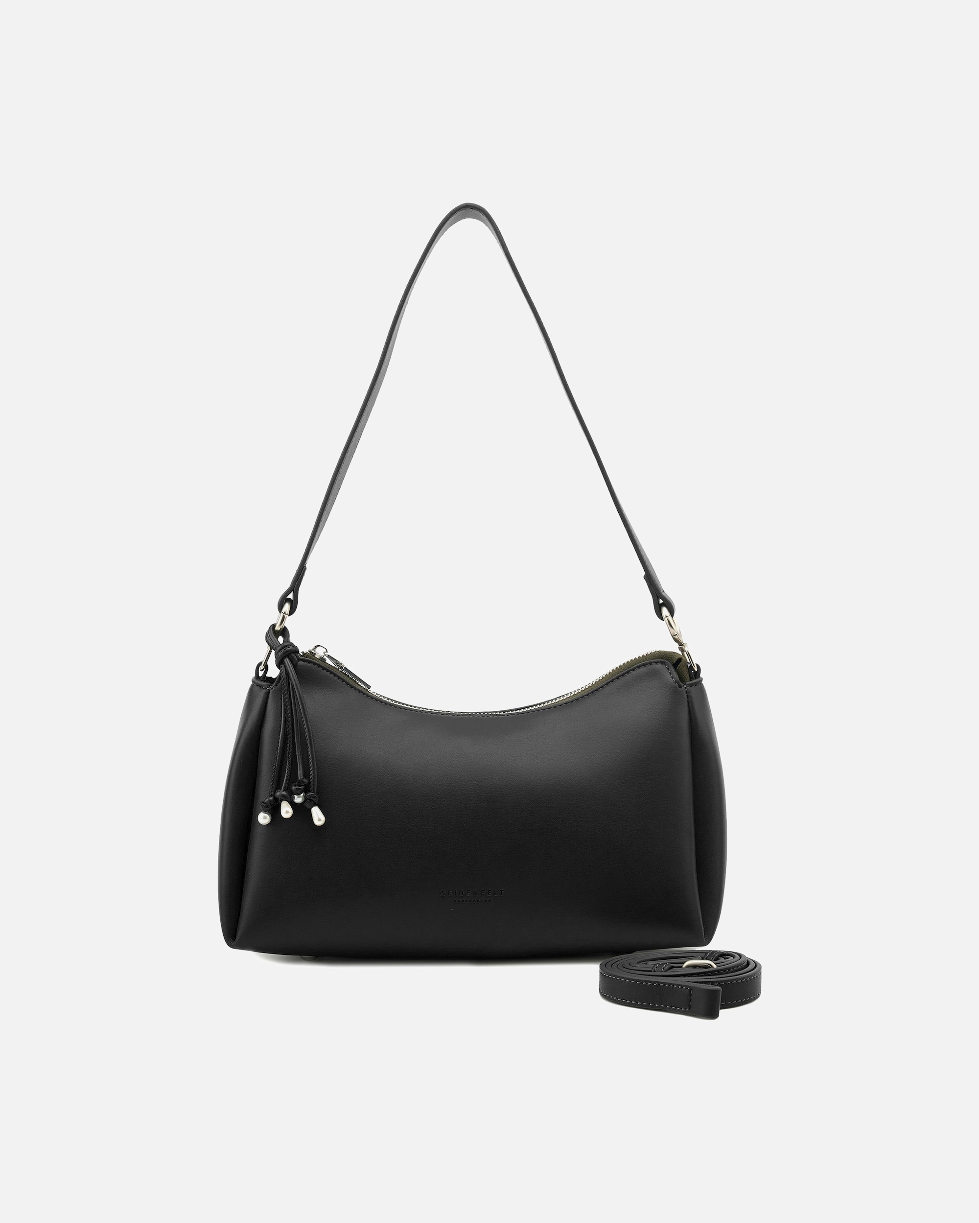 Clutch für Weiblich Seidenfelt Sandve Schultertasche black