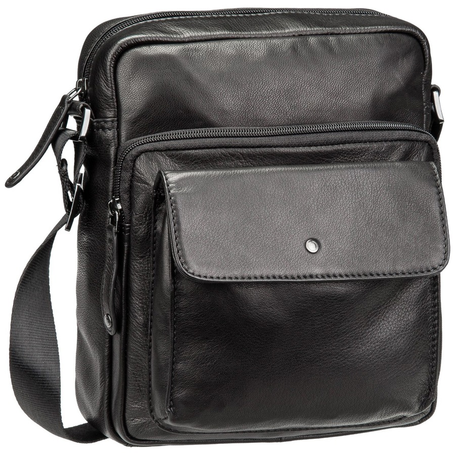 Bugatti Bodybag Black Magic Shoulder Bag Large - Crossbody Bag-Onesize Schwarz Herren