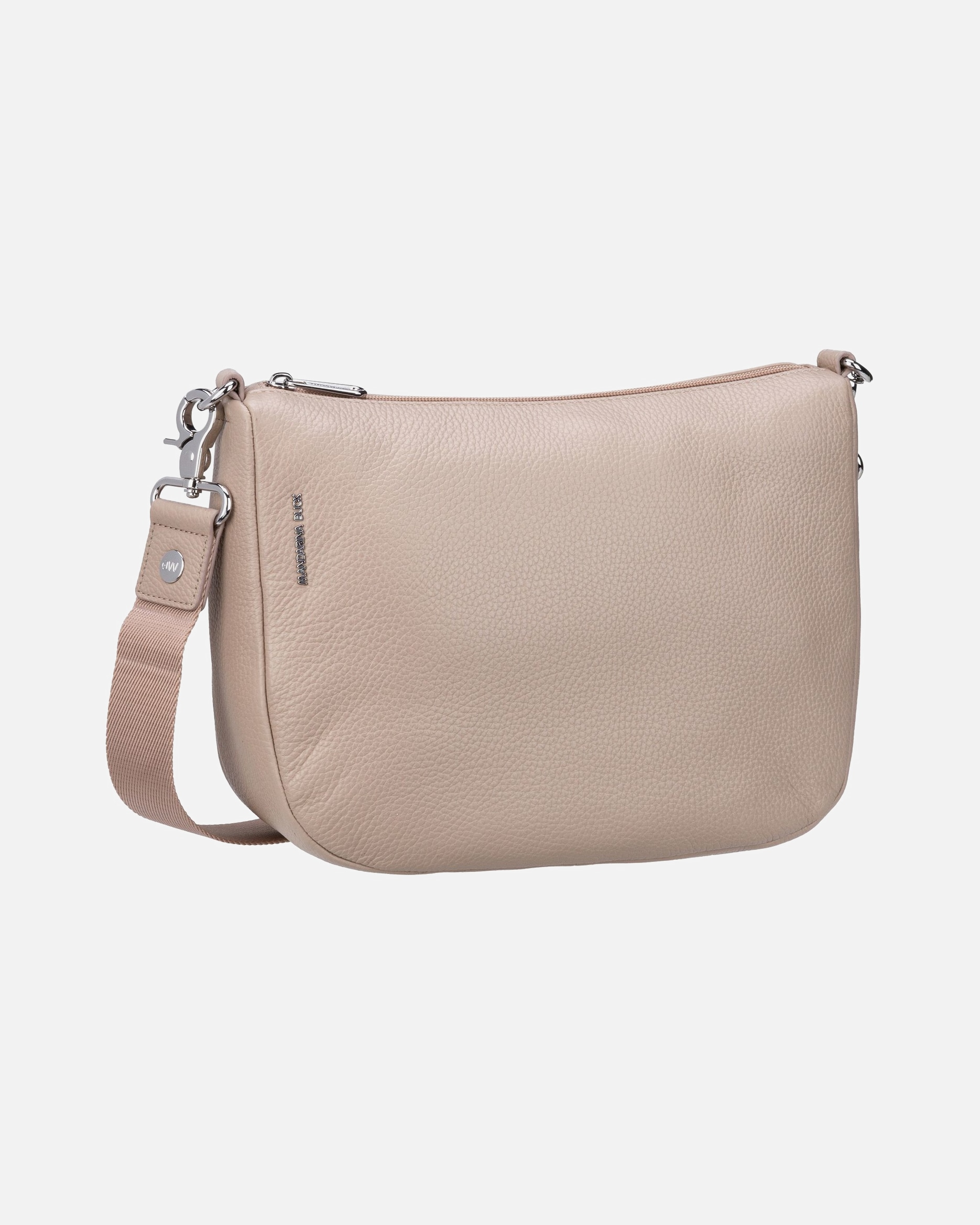 Umhängetasche für Weiblich Mandarina Duck Beuteltasche Mellow Leather Hobo FZT79 Warm Taupe