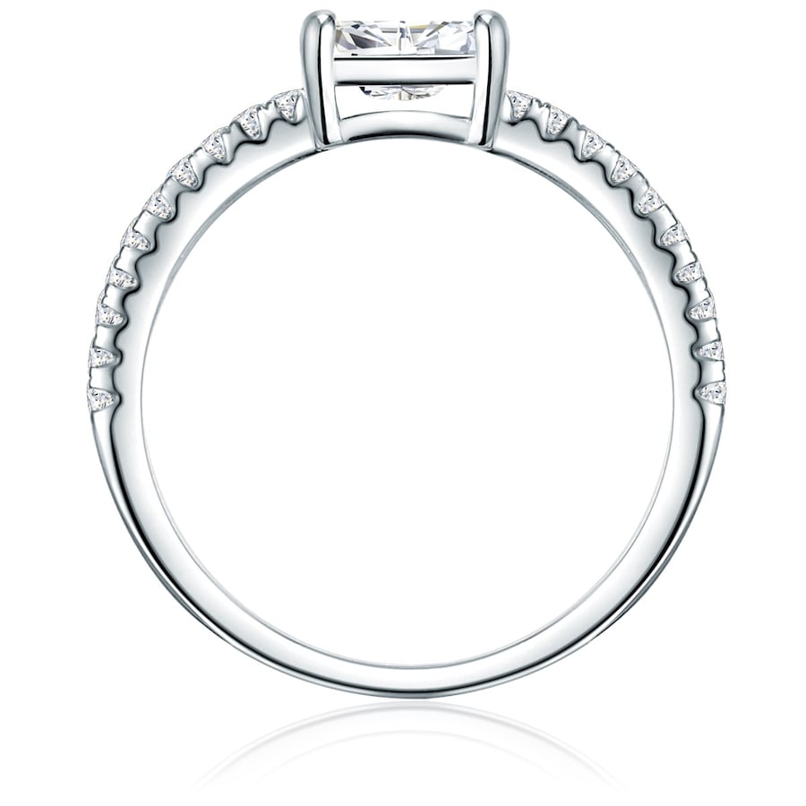 Trilani Ring Sterling Silber Zirkonia in 60 Damen