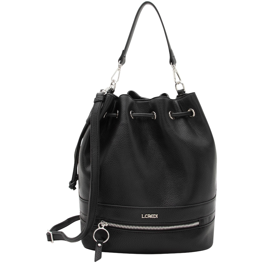 L.CREDI Rachelle Beuteltasche schwarz Damen