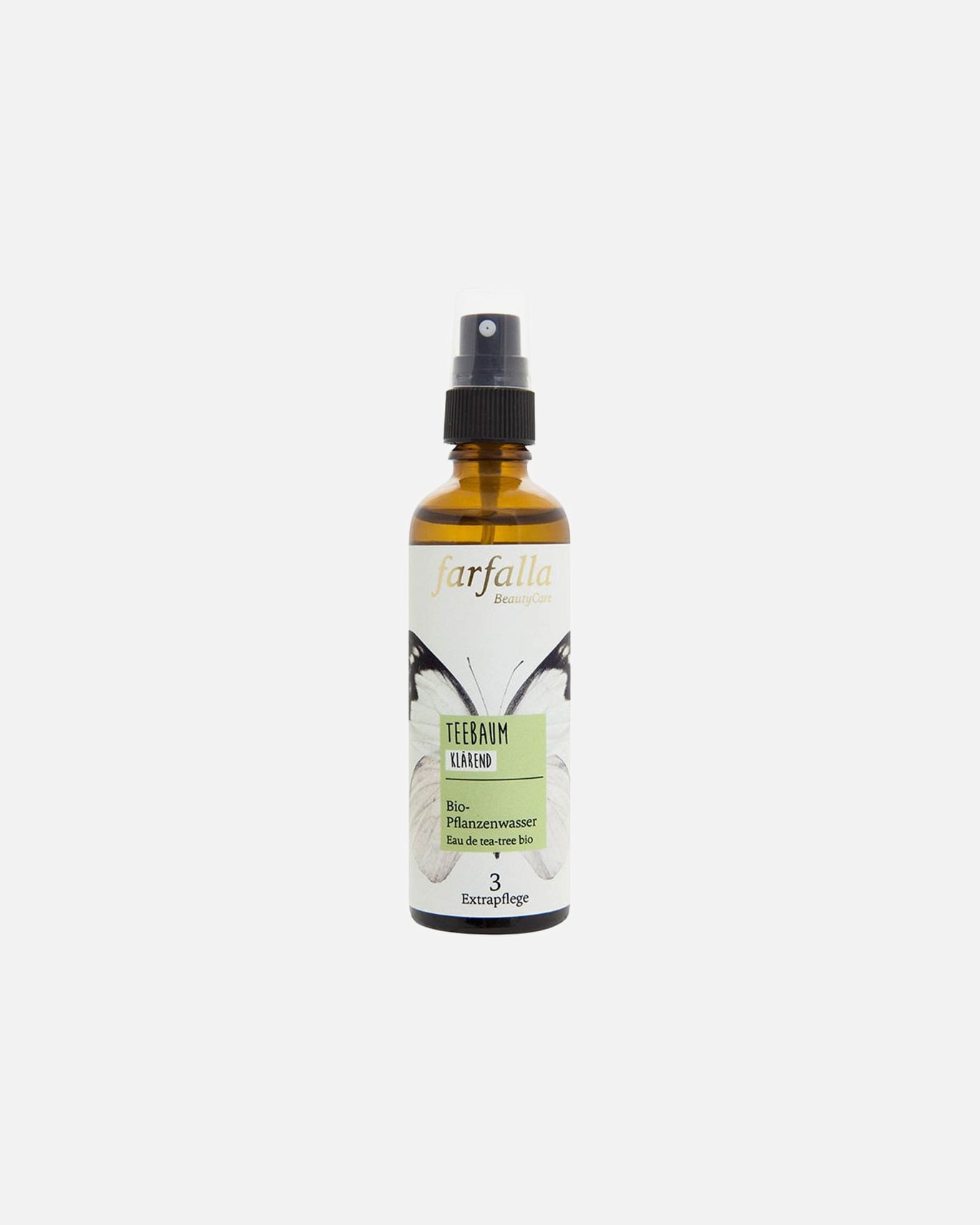 Körperöl für Unisex Farfalla Bio-Pflanzenwasser - Teebaum 75 ml