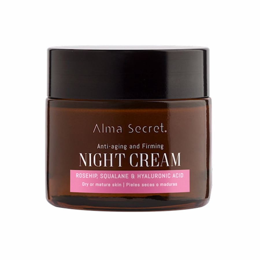 Alma Secret NACHTCREME, mehrfach reparierende Anti-Aging-Pflege für empfindliche Haut 50 ml