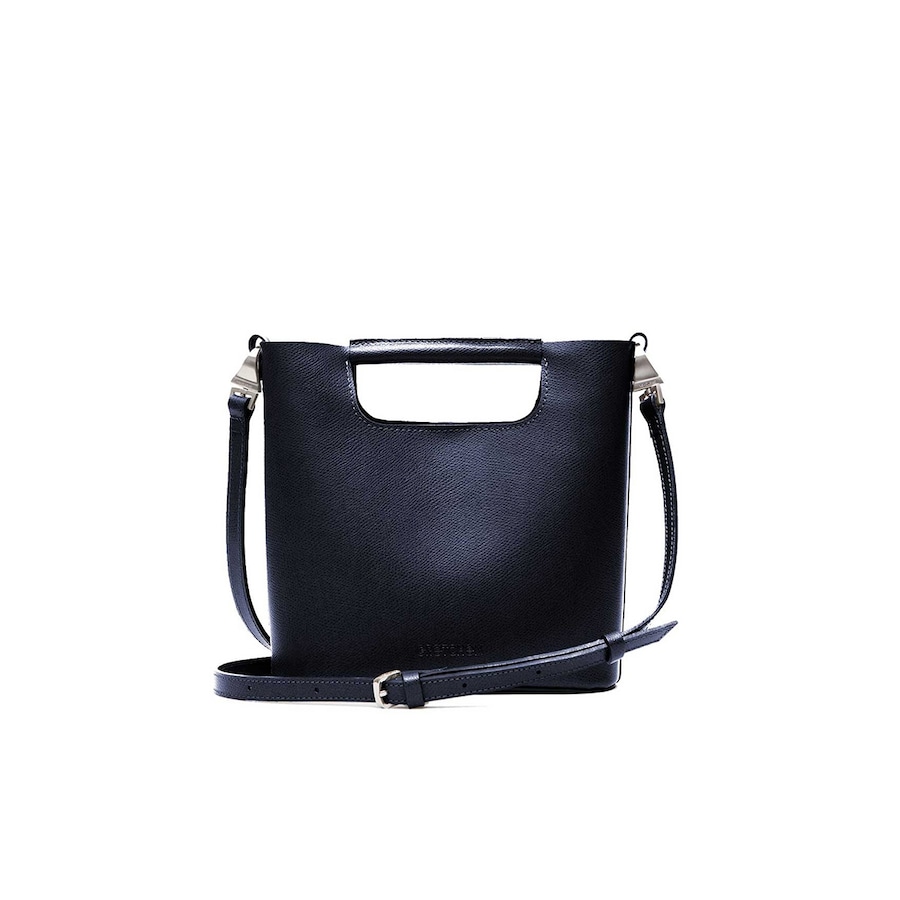 Gretchen Schultertasche Crocus Small Shoulderbag aus italienischem Rindsleder blau