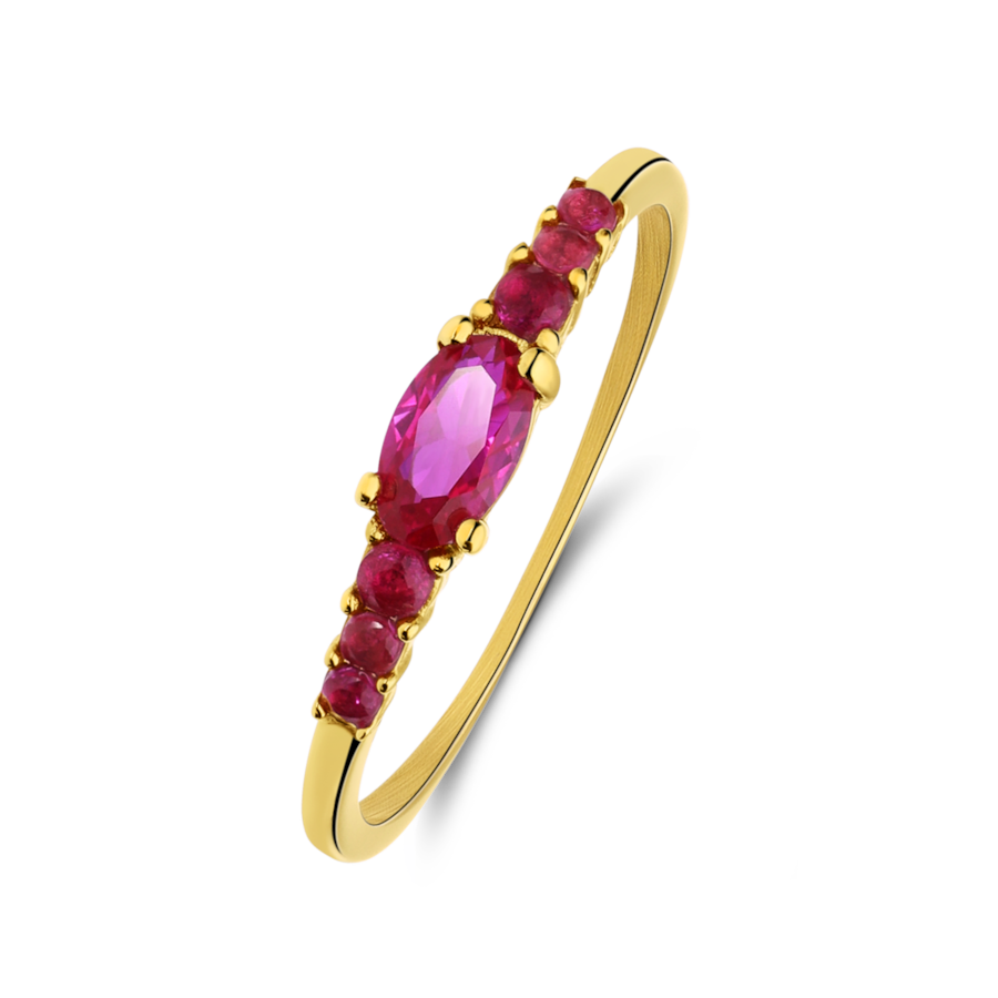 Lucardi Ring Stahl 50mm Damen