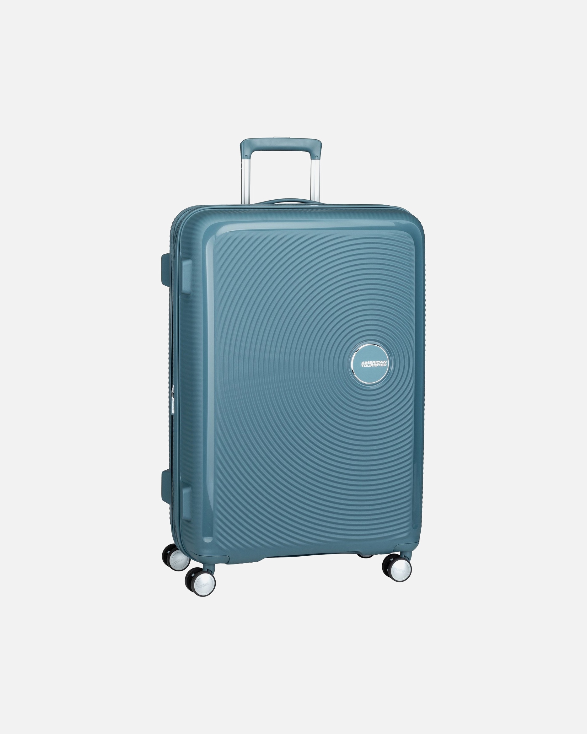 Trolley für Unisex American Tourister Trolley SoundBox Spinner 77 EXP Stone Blue