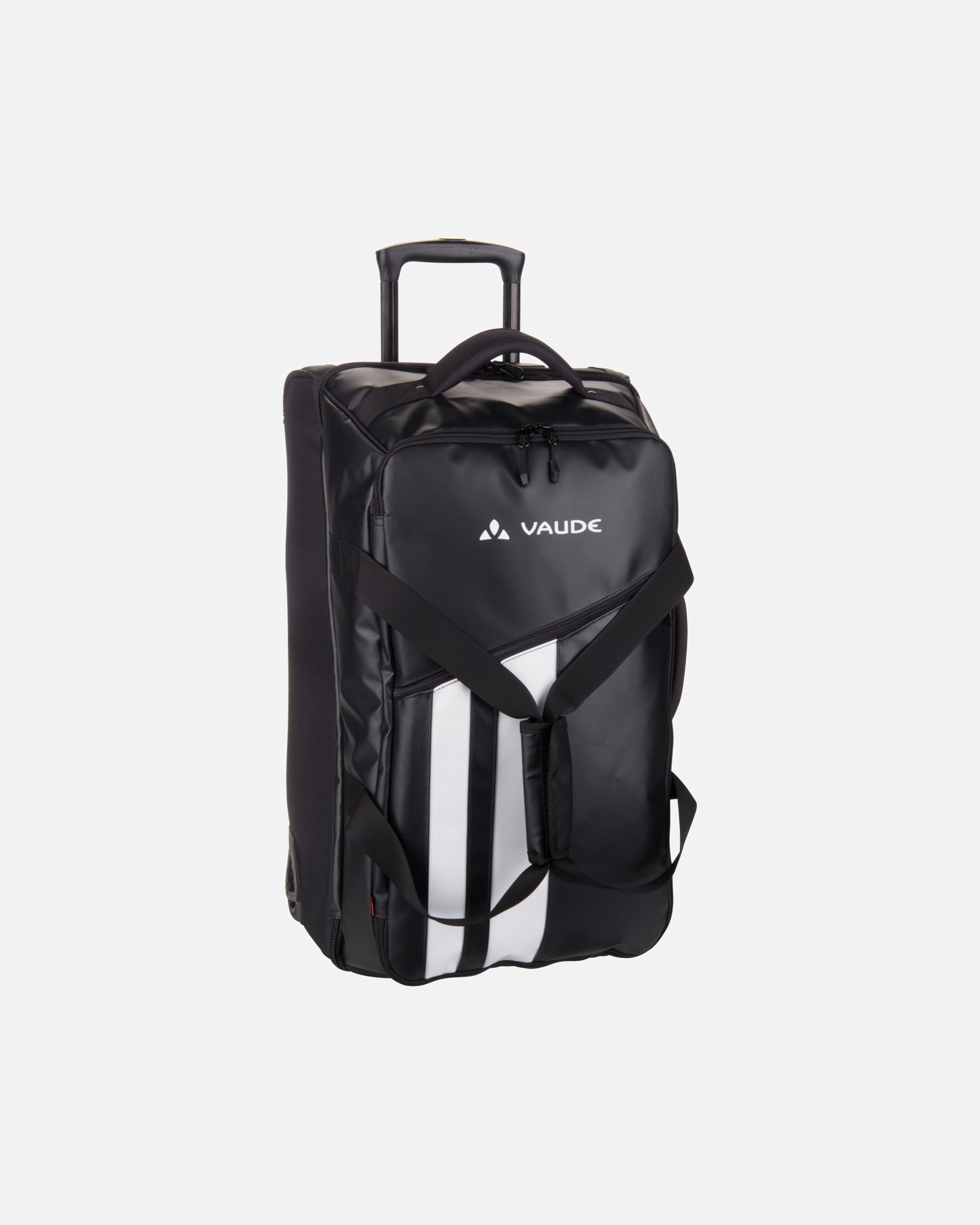 Reisetasche für Unisex Vaude Reisetasche mit Rollen Rotuma 65 Black