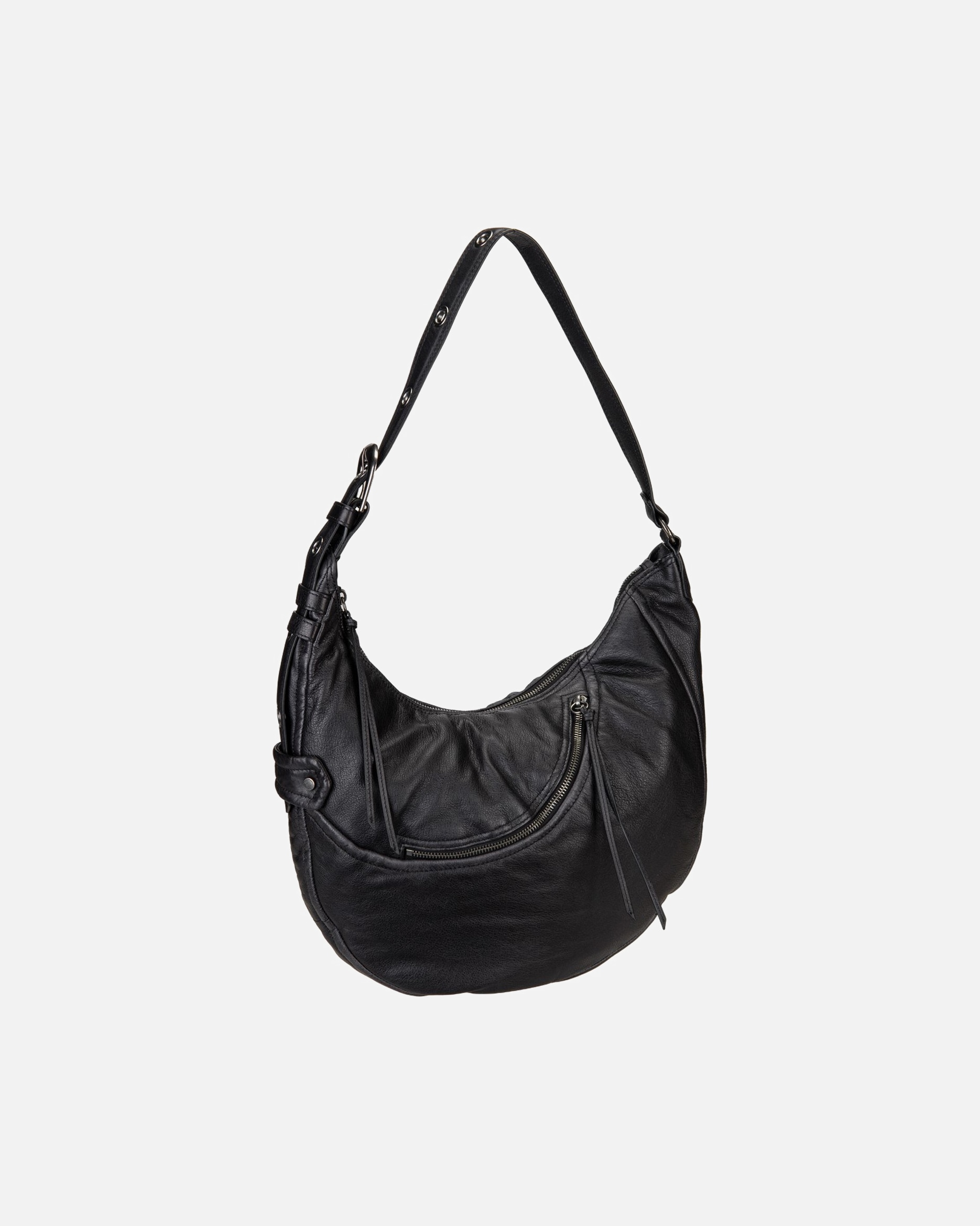 Handtasche für Weiblich Liebeskind Handtasche Luna Hobo M 3D Leather Black