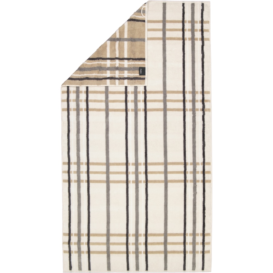 Cawö Handtücher Noblesse Check 1089 natur - 33 Duschtuch 80x150 cm