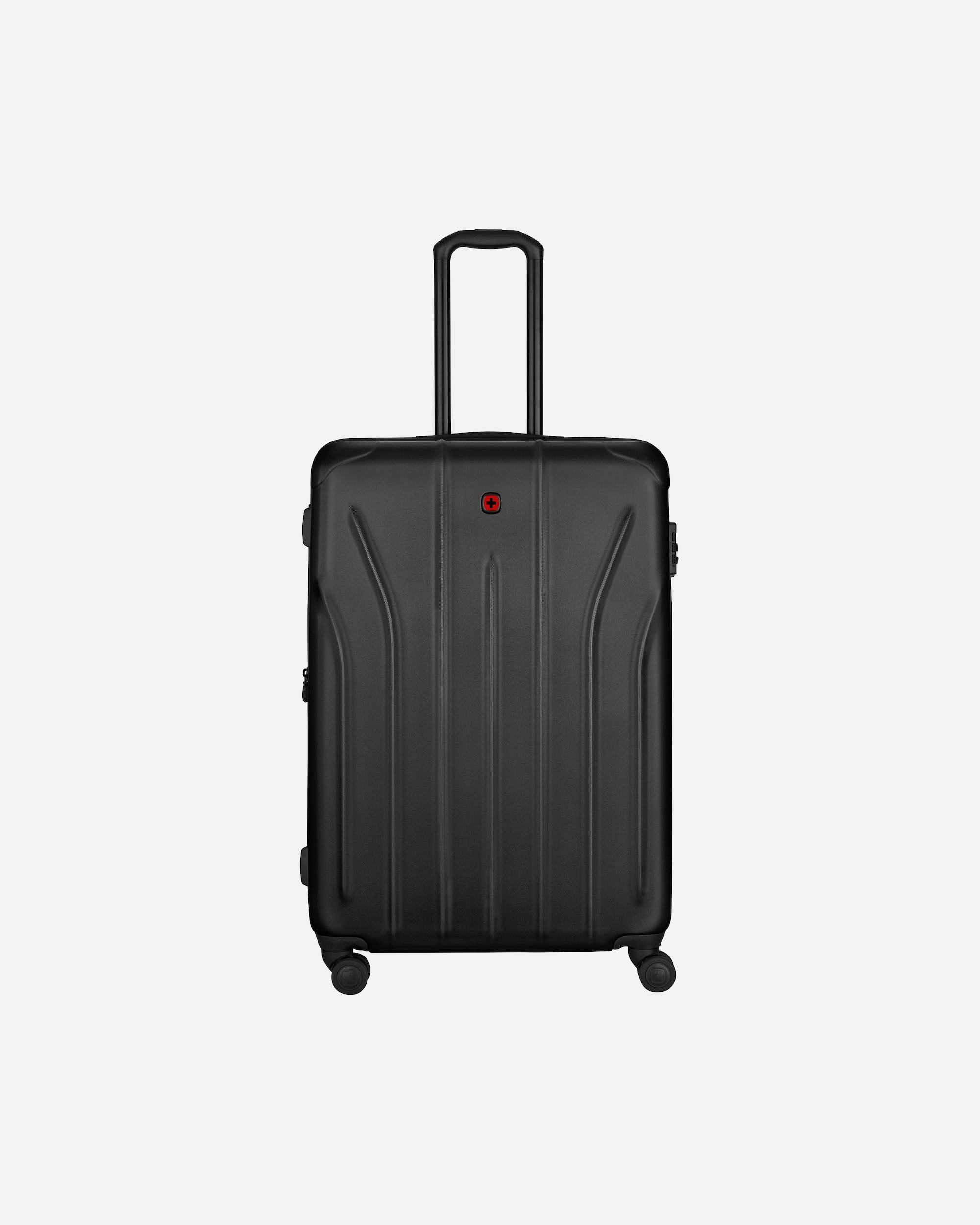 Koffer für Männlich Wenger Oryson 4 Rollen Trolley L 75 cm mit Dehnfalte schwarz