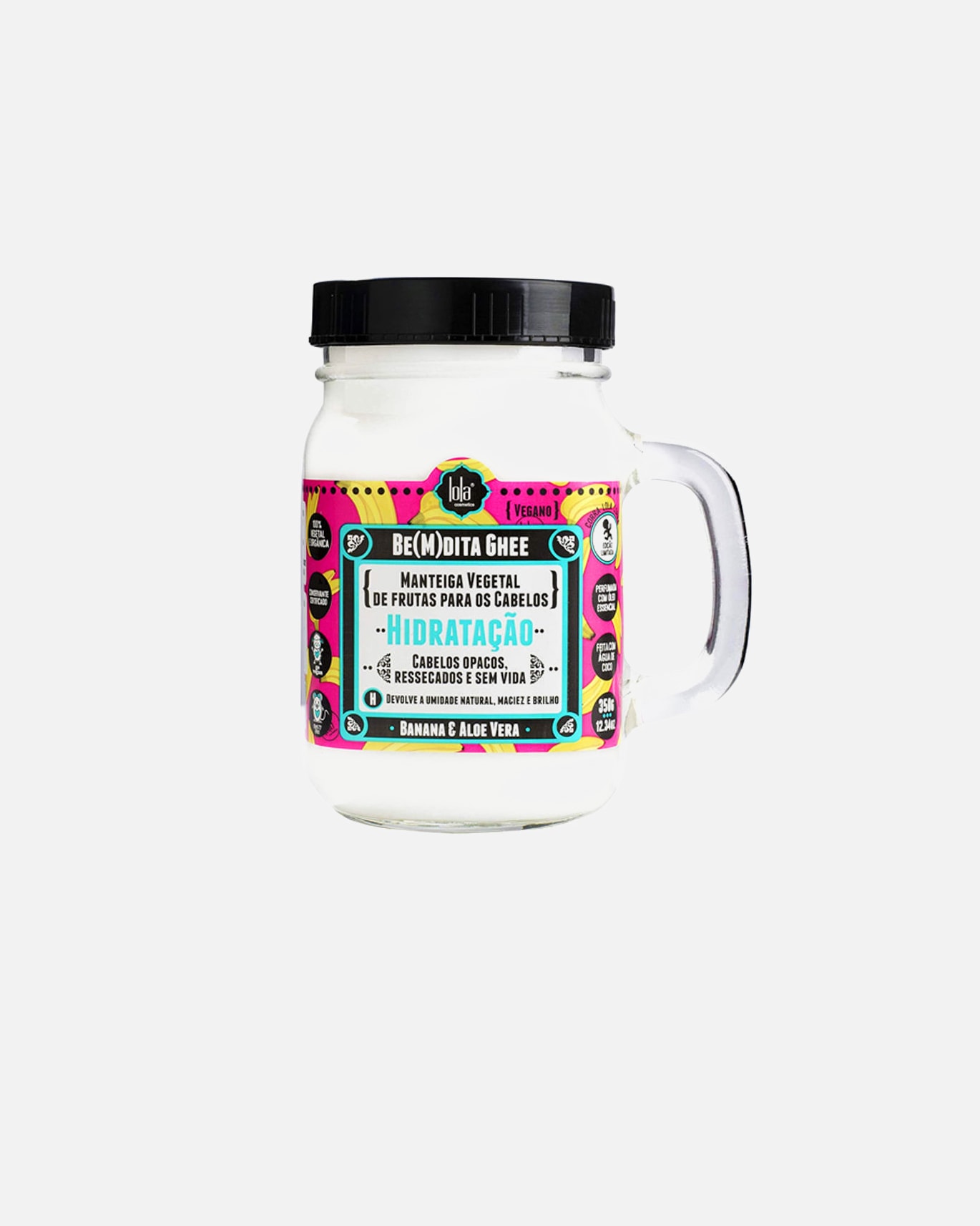 Haarmaske für Weiblich Lola Cosmetics BE(M)DITA GHEE Feuchtigkeitsmaske mit Banane und Aloe Vera 350 gr