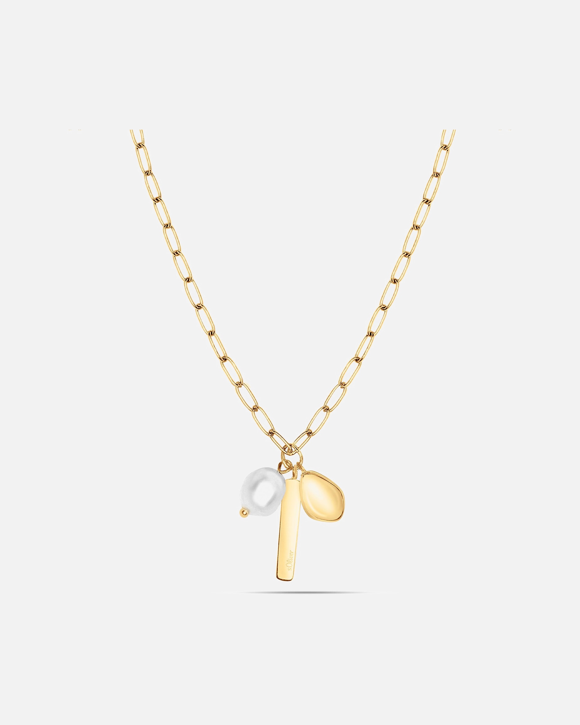 Kette für Weiblich s.Oliver Kette Edelstahl gold