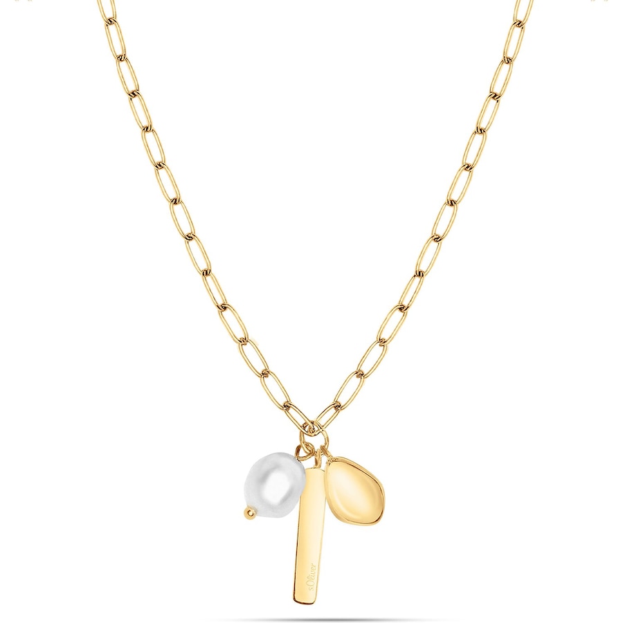 s.Oliver Kette Edelstahl gold Damen