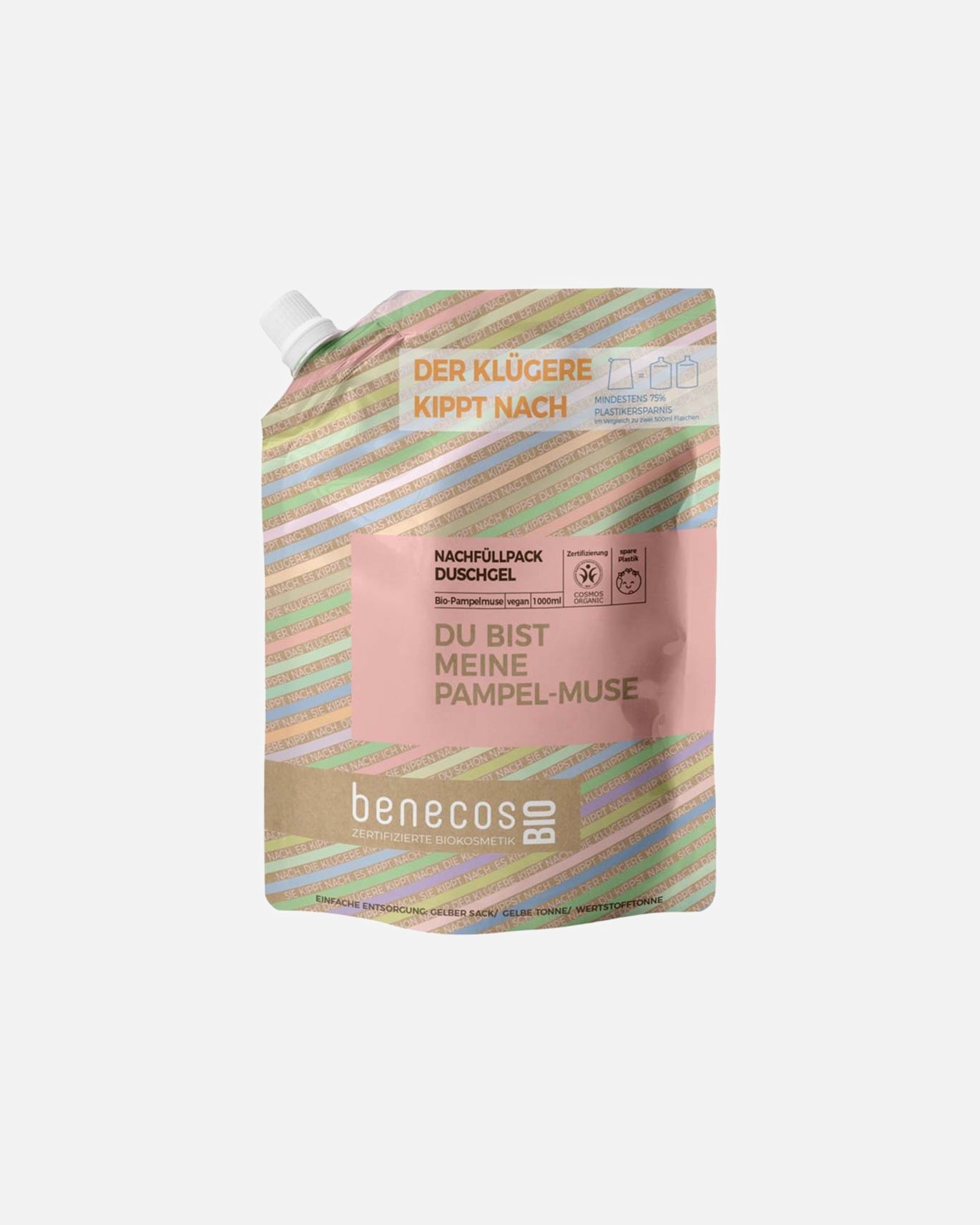 Duschgel für Unisex benecos Grapefruit 1 l