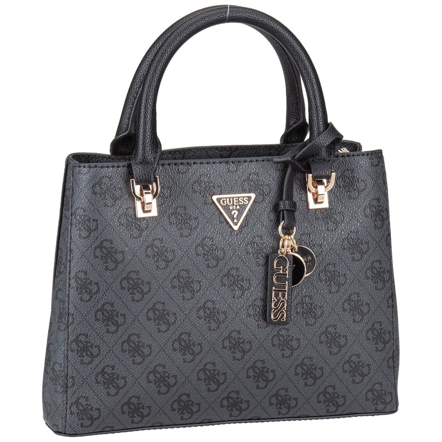 Guess Handtasche Noelle II Sml Multi Comp Coal Logo Grau Damen