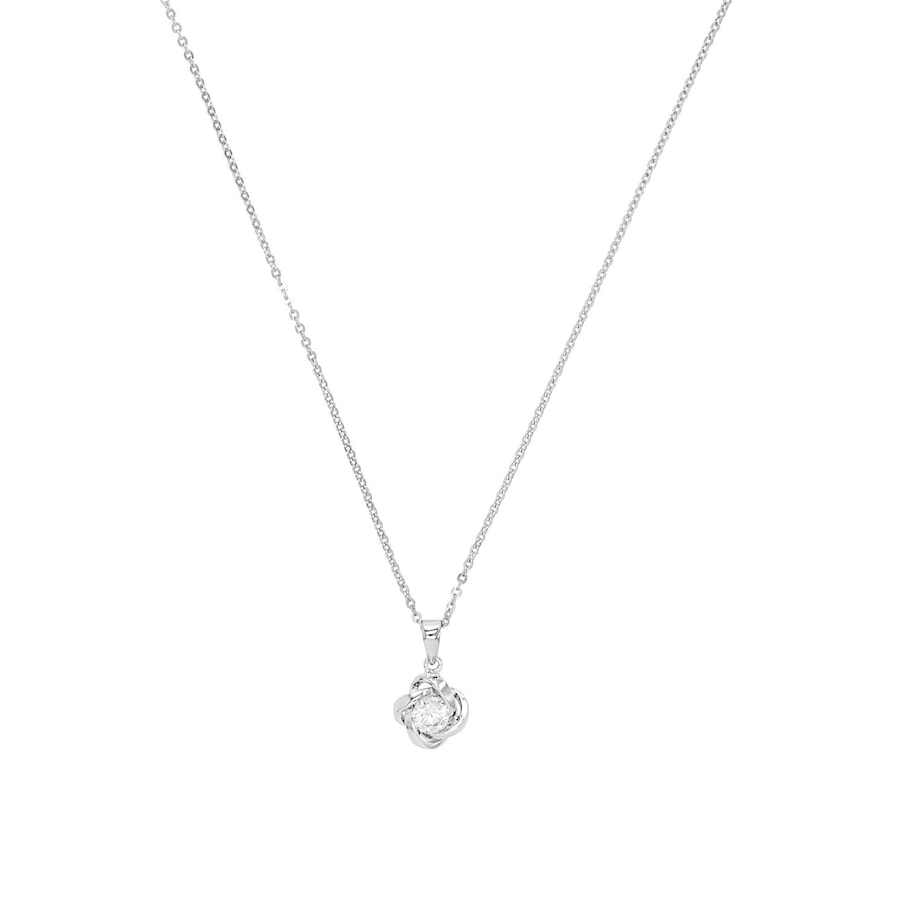 amor Kette mit Anhänger Silber Weiss Damen