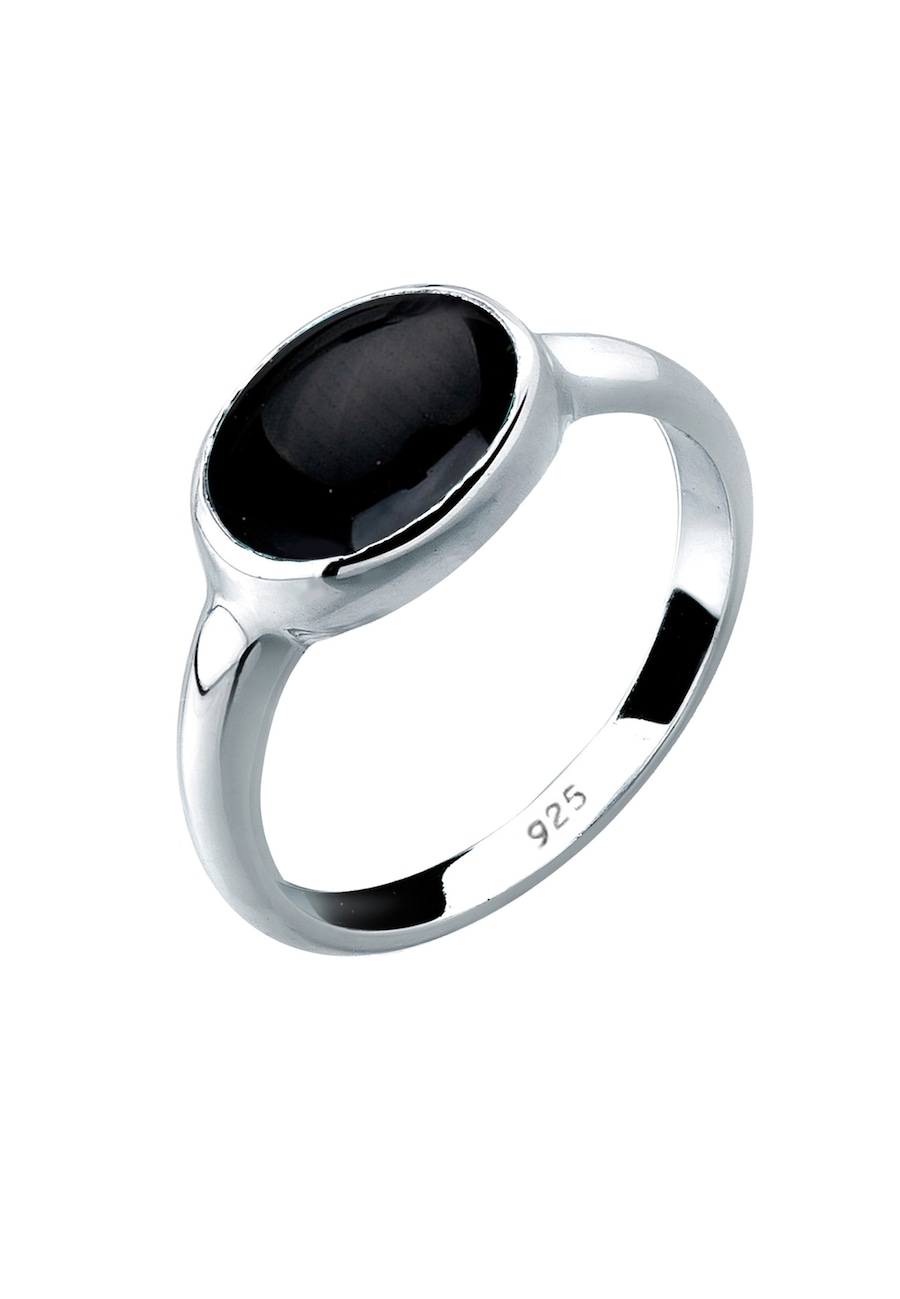 Elli Onyx 925 Sterling Silber 52 Damen
