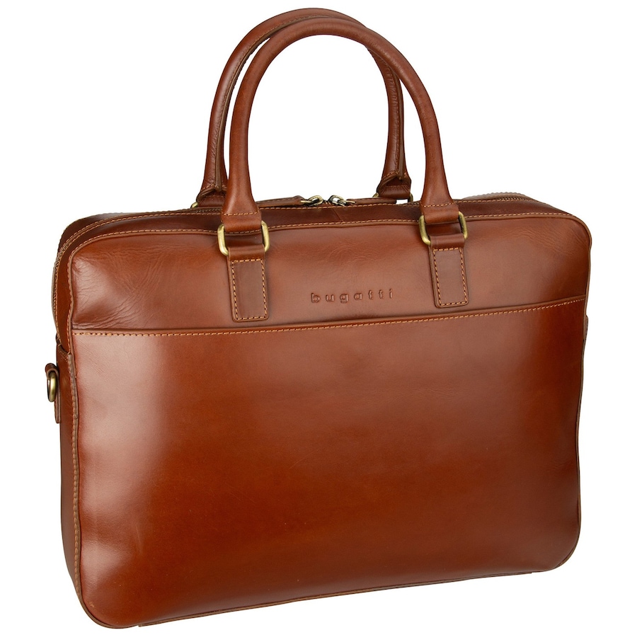 Bugatti Aktentasche Remo Cognac Hellbraun Herren