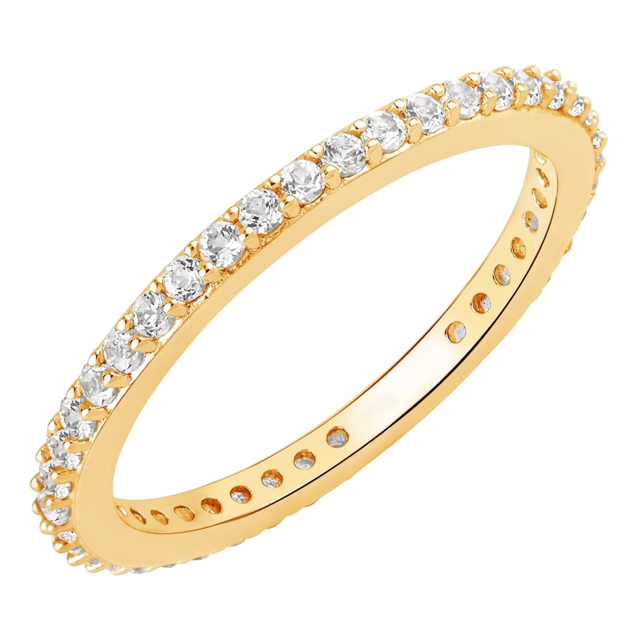 Rafaela Donata Ring aus Sterling Silber in Gelbgold mit Topas 58 Damen