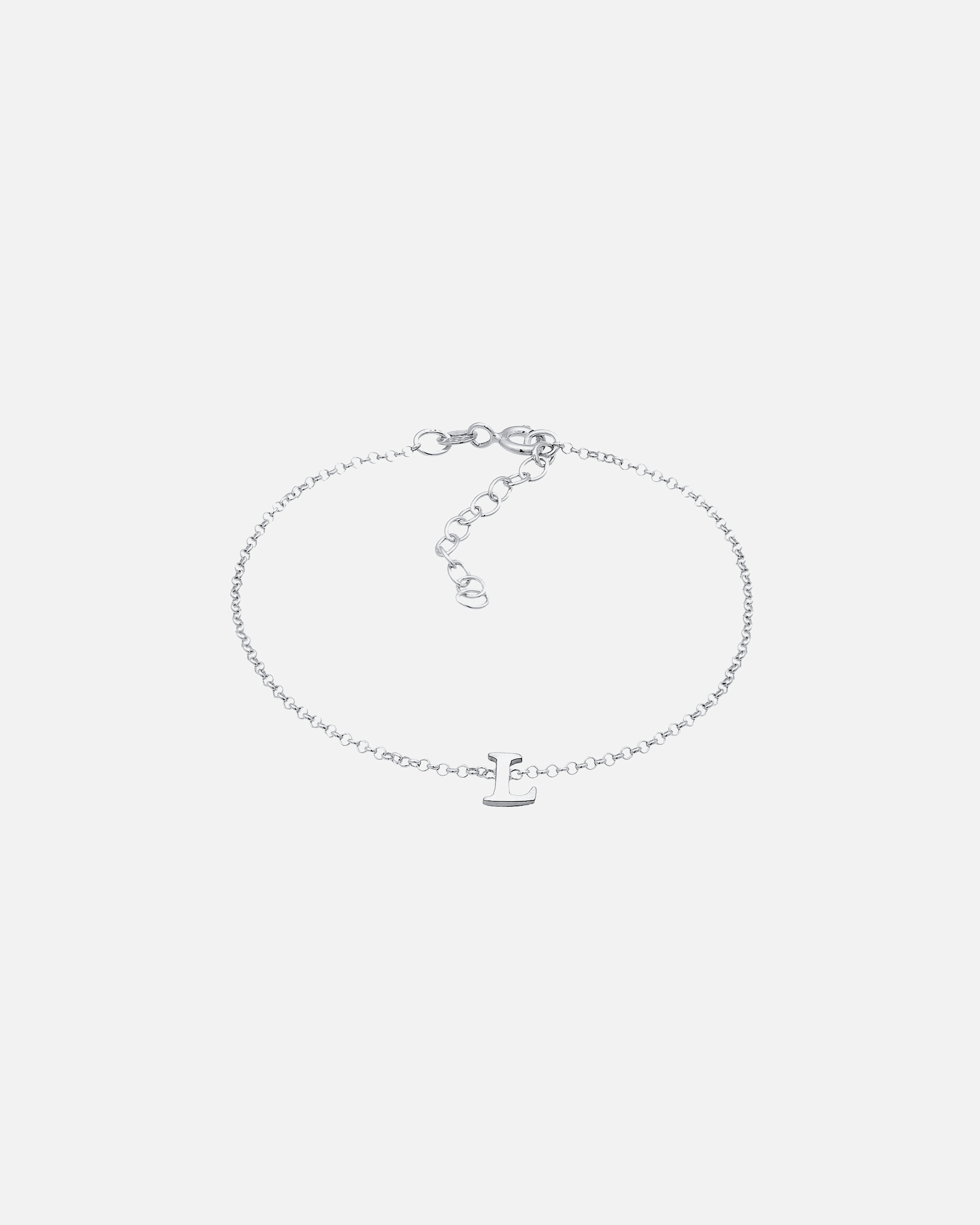 Armband für Weiblich Elli Elli Armband Buchstabe L 925 Silber silberfarben