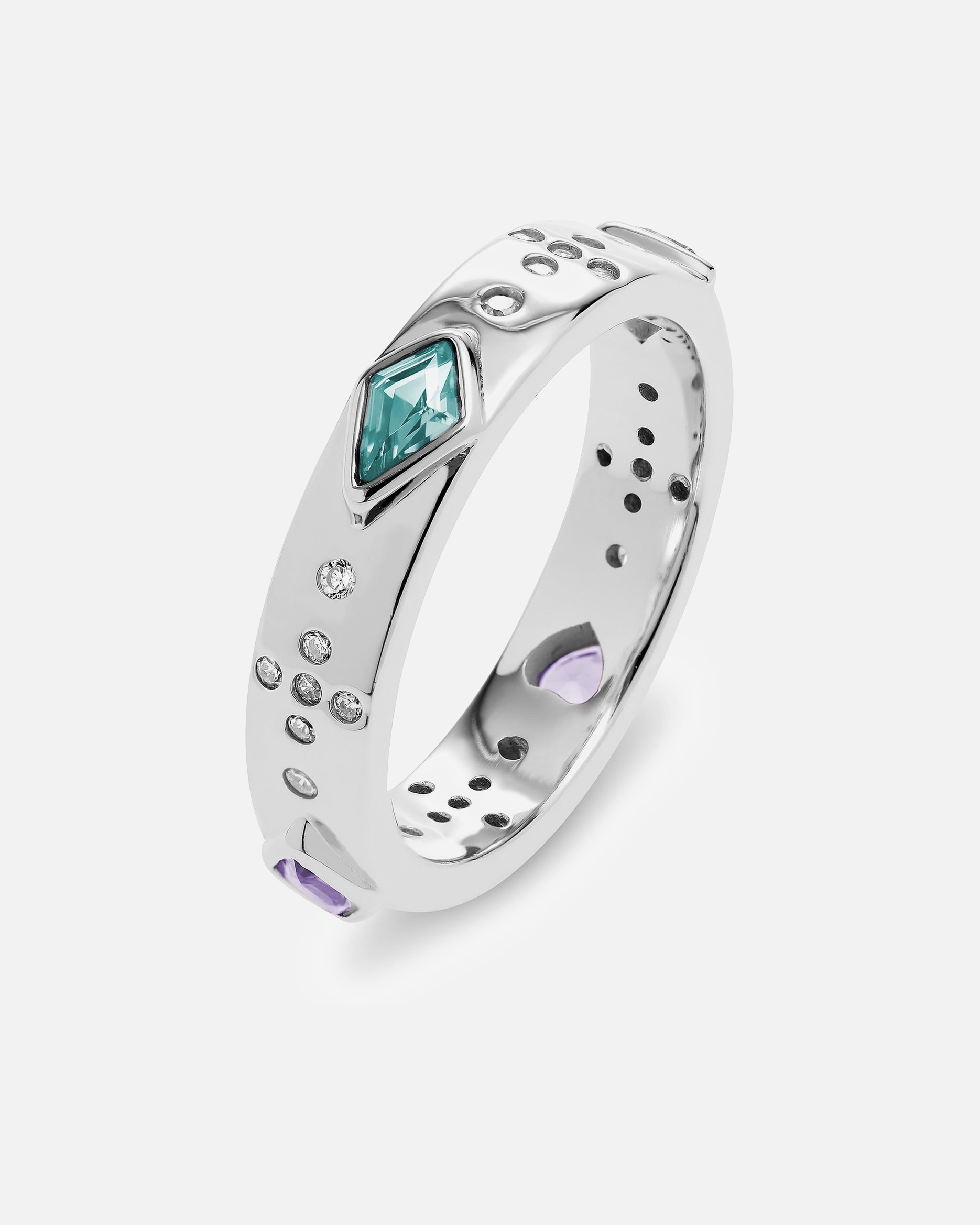 Ring für Weiblich Jette Damenring 925er Silber, recycelt 51