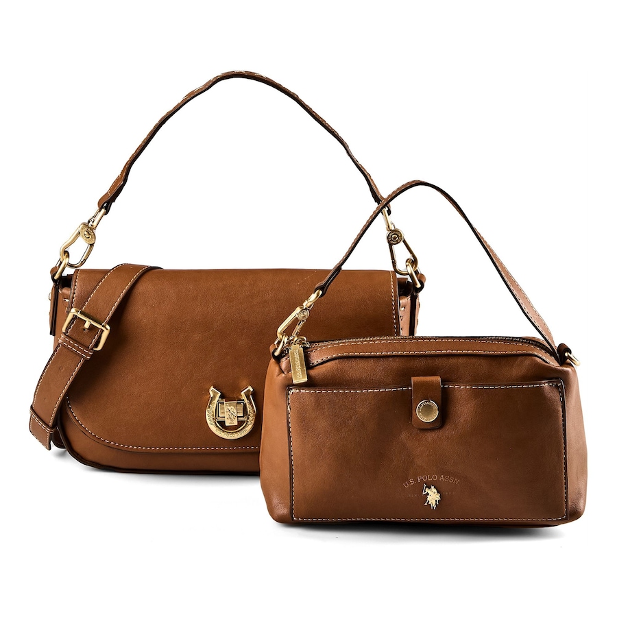 U.S. Polo Assn. Middleton Henkeltasche cognac Braun Damen