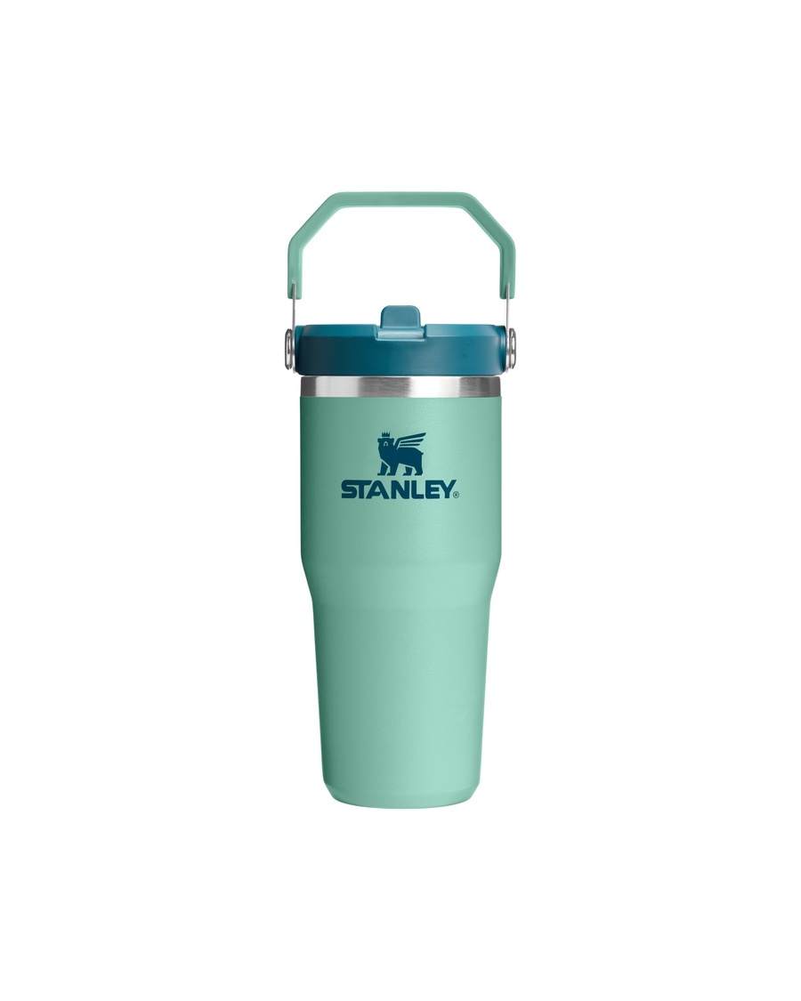Stanley 1913 Thermobecher - 0,41L IceFlow FLIP STRAW BOTTLE 2.0 Spring Green Grau