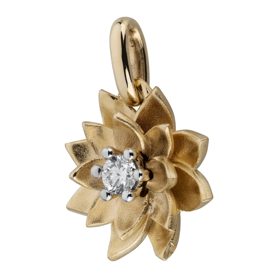 Lyomi Anhänger 585/- Gold Diamant Lab Grown 0,06ct. mehrfarbig Damen