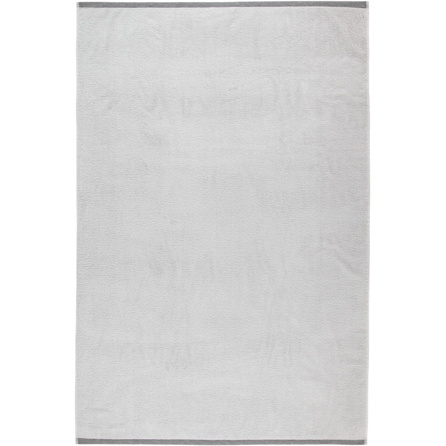 Bugatti Handtücher Prato light grey - 721 Badetuch 100x150 cm Silber