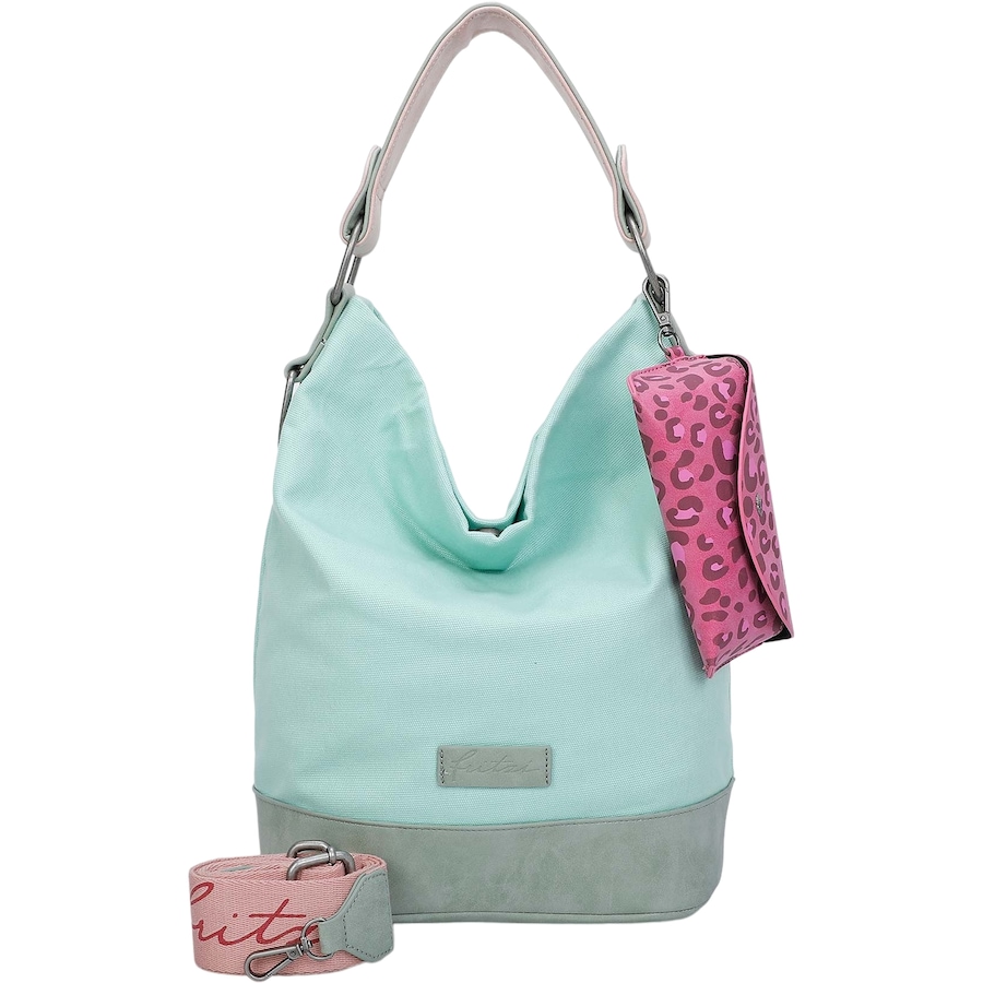 Fritzi aus Preußen Izzy07 Olga Schultertasche Lime Petrol Damen